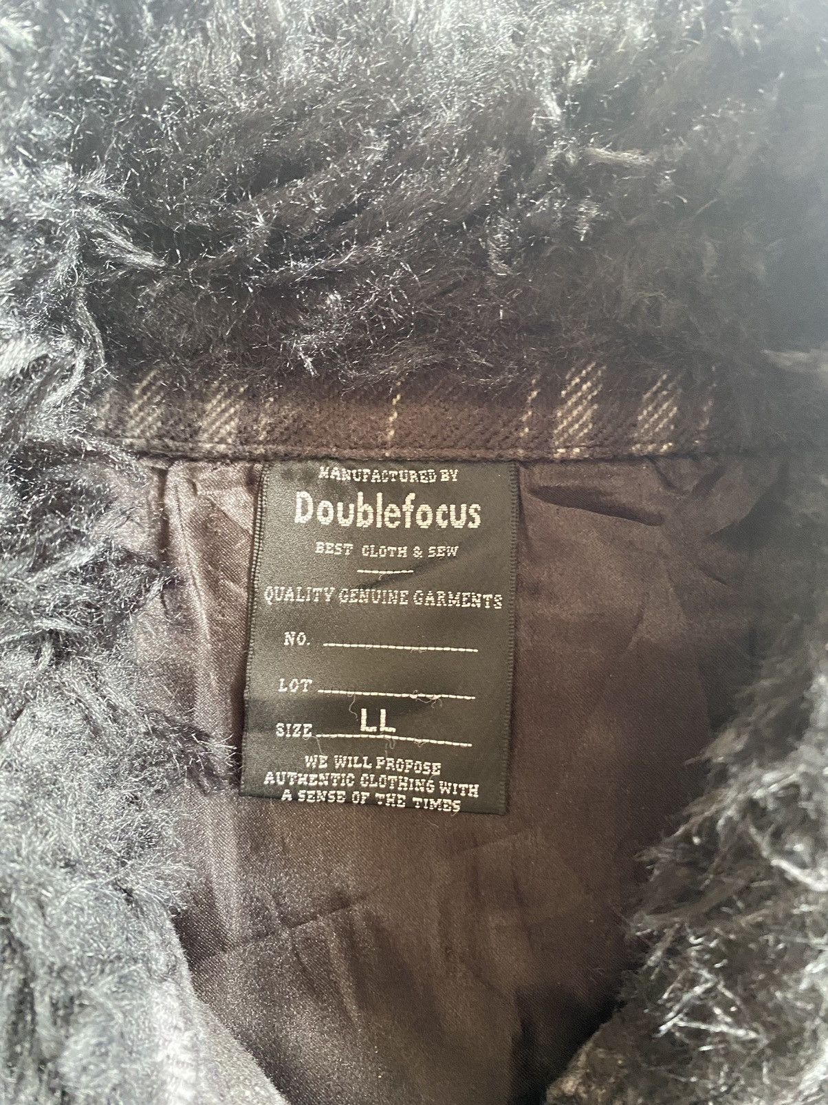 If Six Was Nine × Japanese Brand × Seditionaries Double Focus Grey Tartan Fur Neck Punk Style Wool Jacket Size US L / EU 52-54 / 3 - 14 Thumbnail