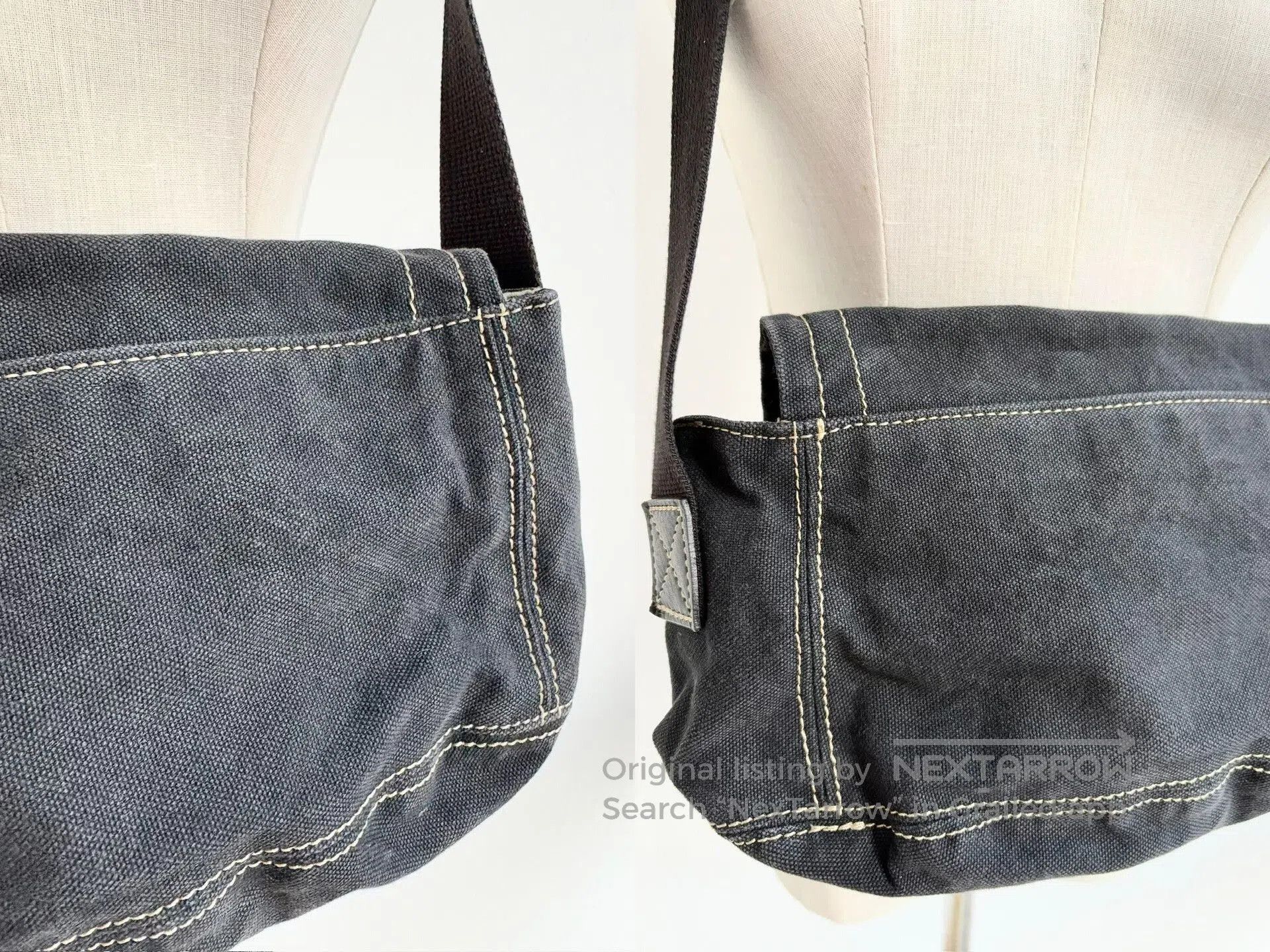 Vivienne Westwood Vivienne Westwood Saturn Logo Canvas Crossbody. Size ONE SIZE - 9 Thumbnail