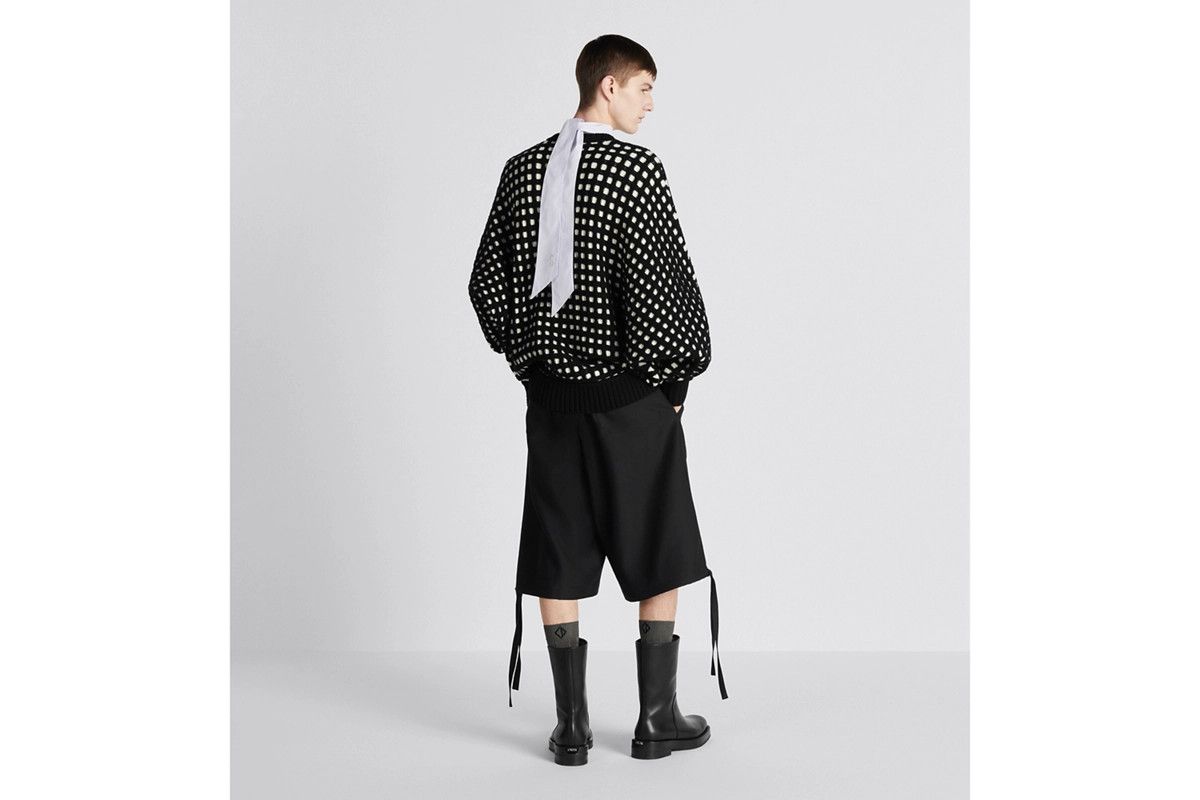 Dior o1w1db11024 Wide Leg Bermuda Shorts in Black Size US 38 / EU 54 - 5 Thumbnail