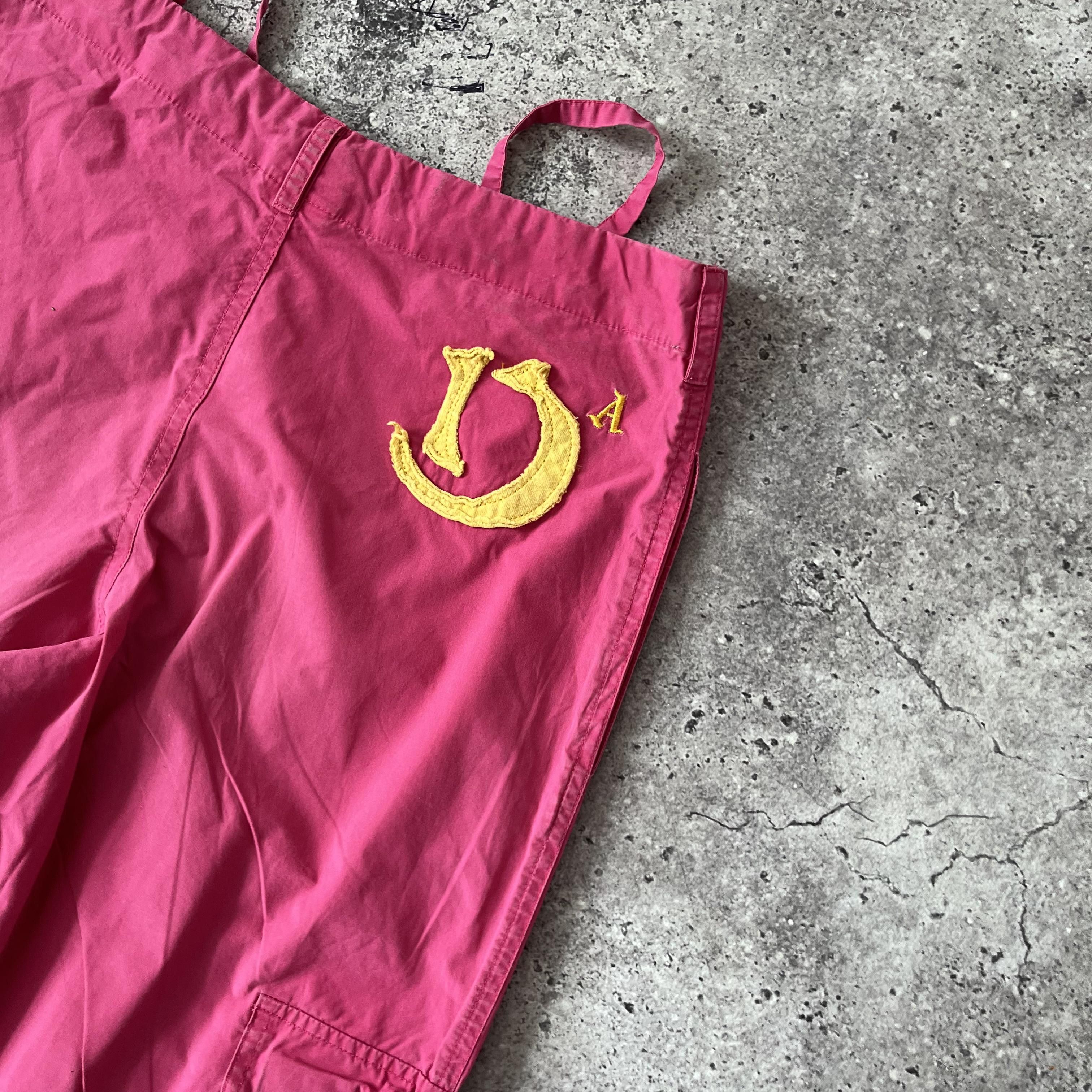 Japanese Brand × Vintage Vintage Y2K Pink Cargo Japanese Style Parachute Pants Size 36" / US 14 / IT 50 - 9 Thumbnail