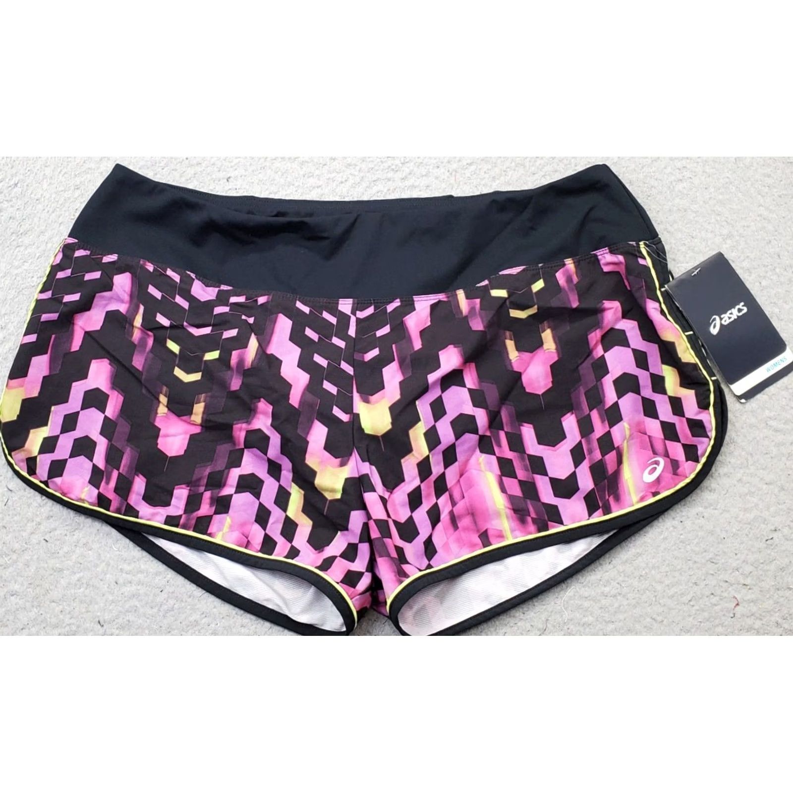 Asics ASICS Every Sport Shorts Womens XL Multicolor Athletic Stretch Pull On Shirt Size 40" / US 18 - 2 Thumbnail