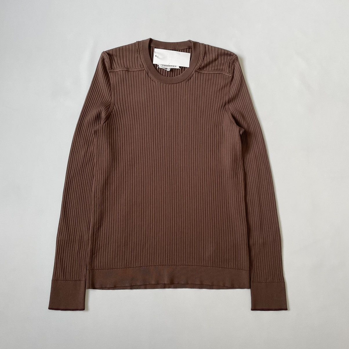 Maison Margiela S/S 20 ‘Destroyed’ Ribbed Military Sweater Size US M / EU 48-50 / 2 - 21 Thumbnail