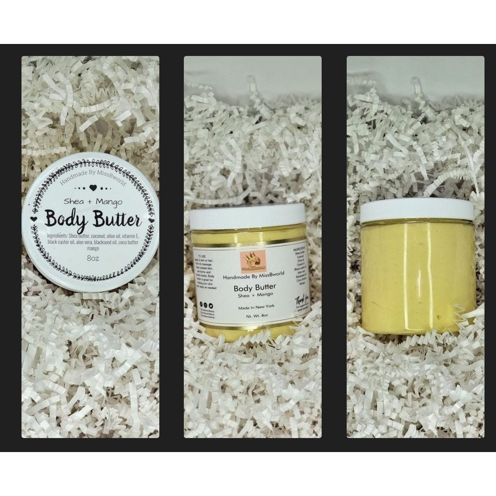 Other Shea Mango Body Butter Handmade Natural Moisturizer 8 oz Size ONE SIZE - 4 Thumbnail