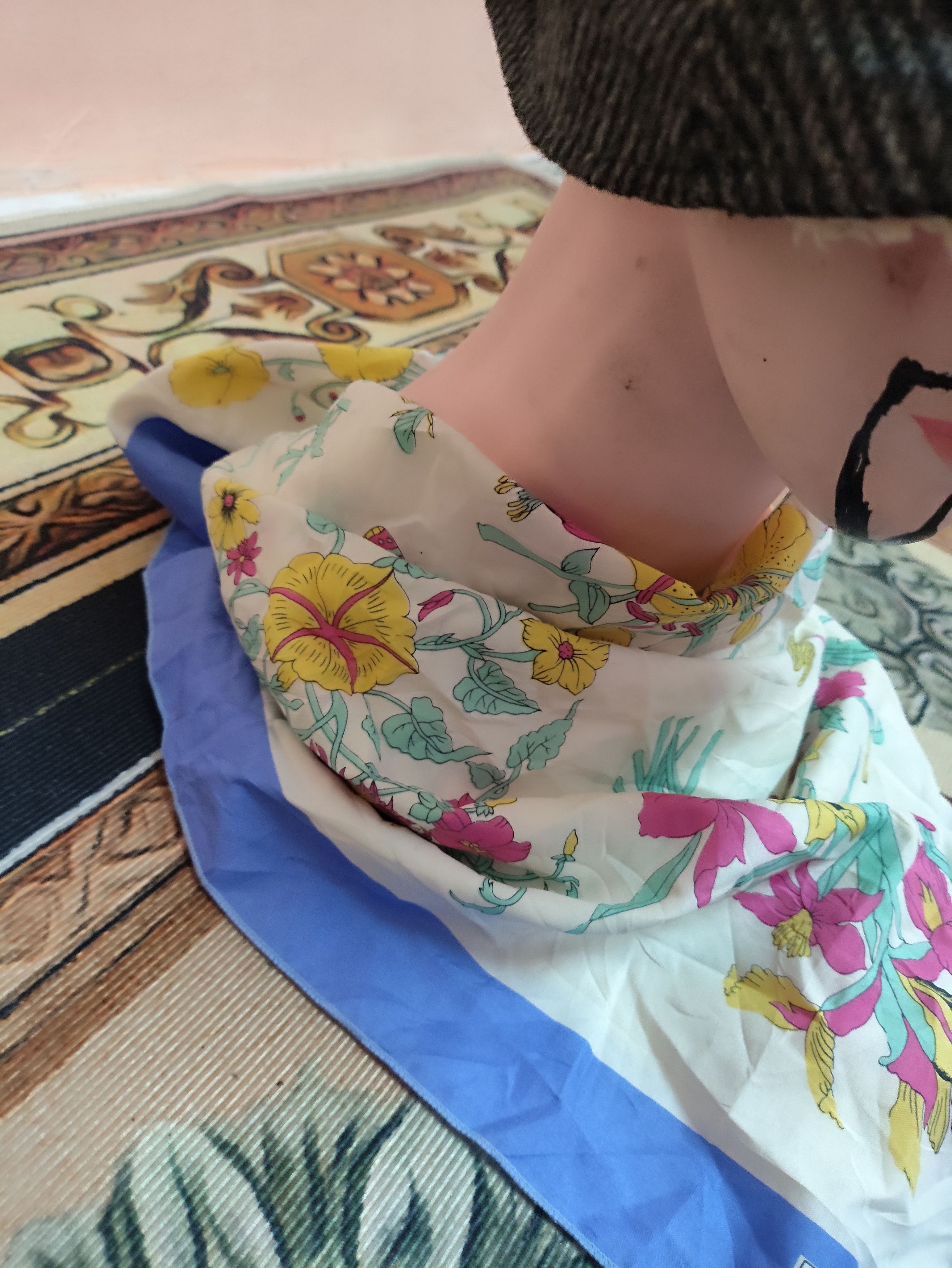 Japanese Brand × Vintage MISSROSSE Art Scarves Neckerchief Size ONE SIZE - 2 Thumbnail