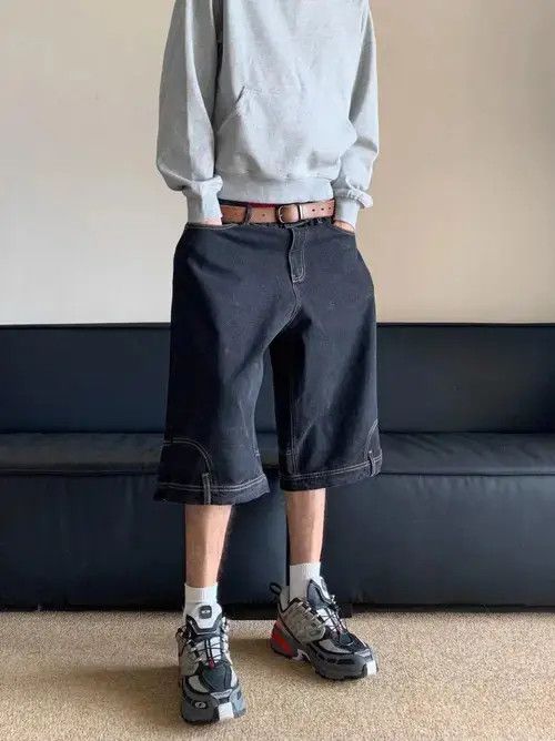Other Inverted Baggy Denim Shorts Size US 30 / EU 46 - 3 Thumbnail