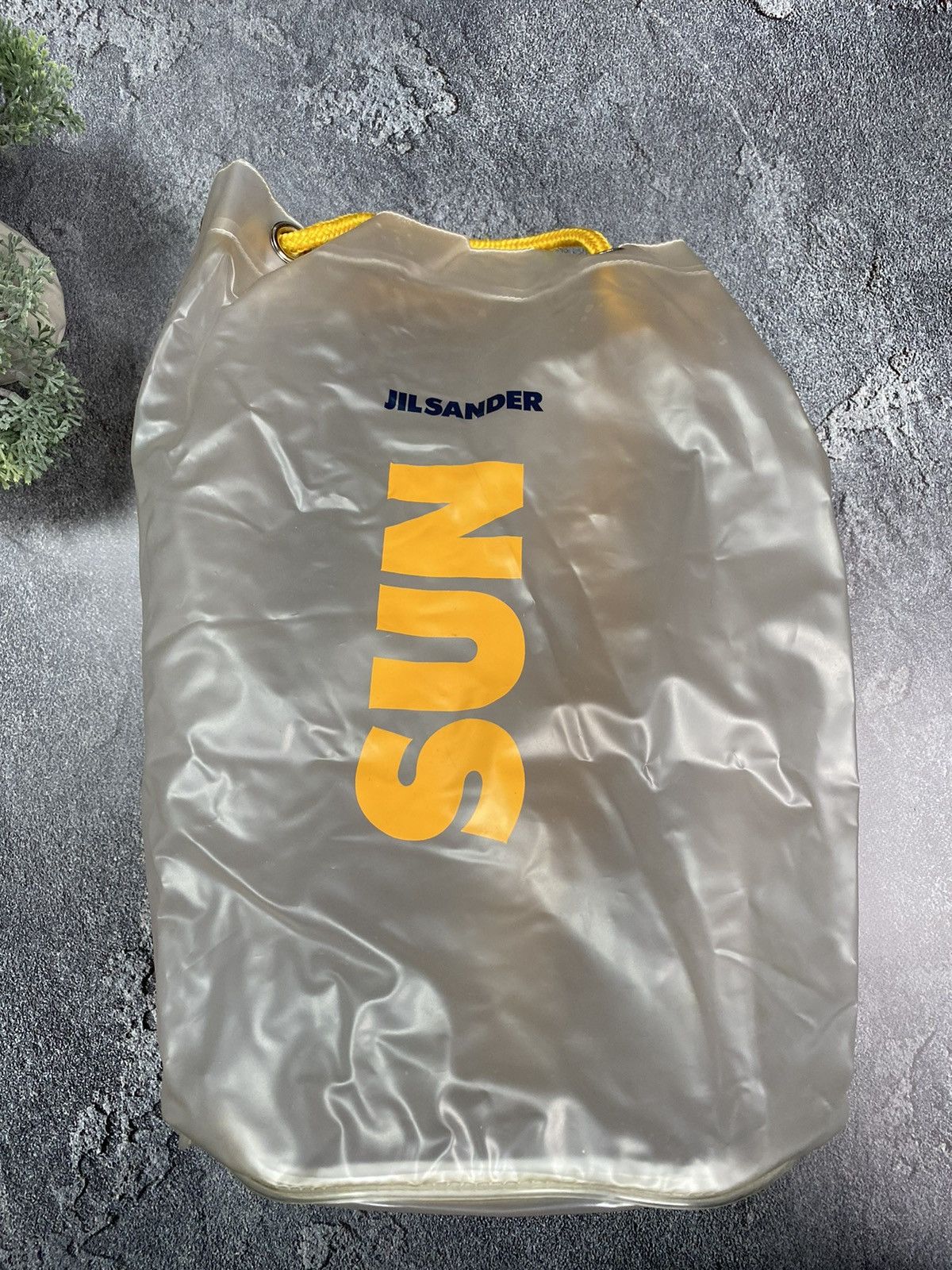 Jil Sander Jil Sander SUN Fragrance Transparent Drawstring Beach Bag Size ONE SIZE - 25 Thumbnail