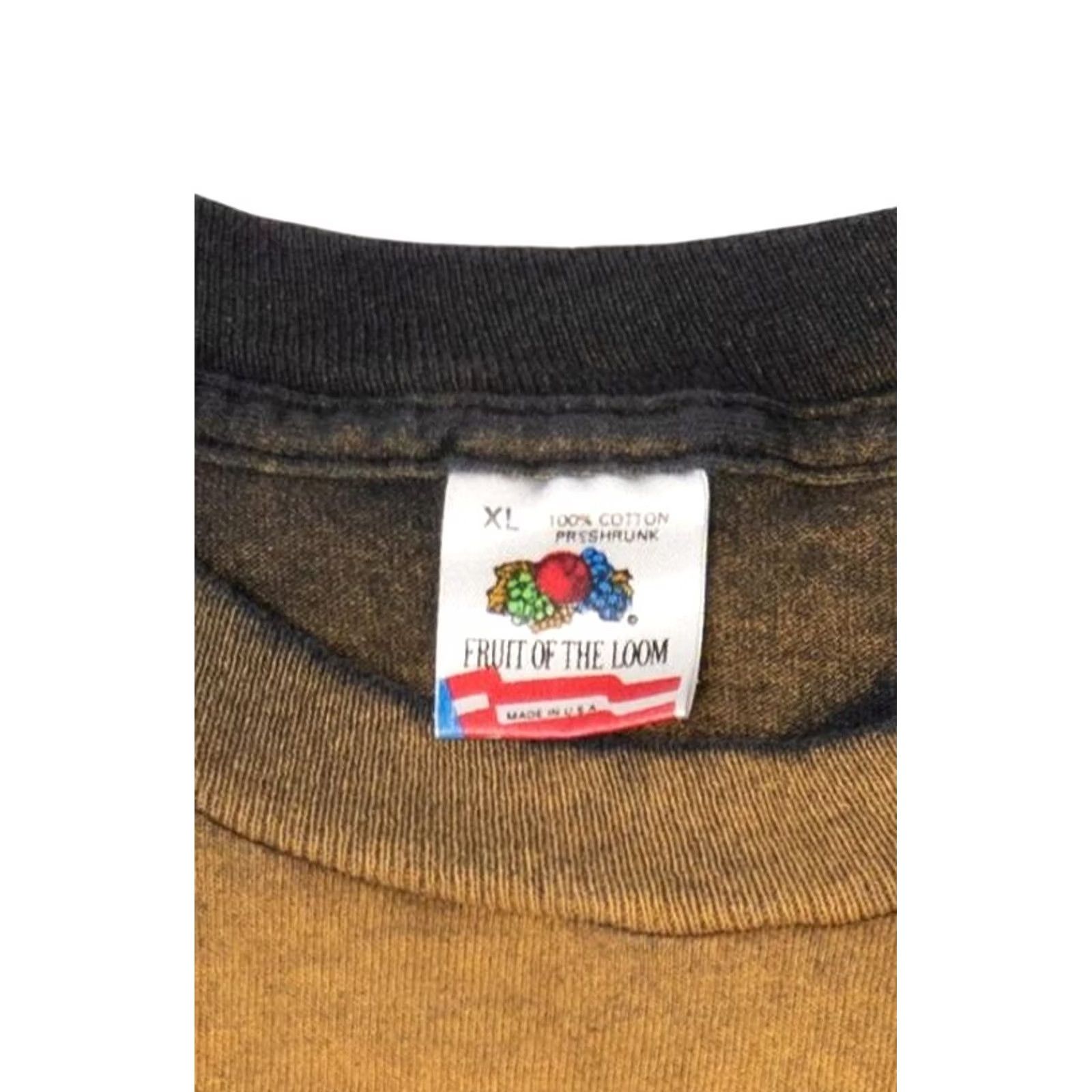 Fruit Of The Loom Vintage Nitty Gritty Dirt Band T-Shirt (1990s) Unisex Adults XL Black Fruit of the Loom Short Sleeve Shirt Mens Size US XL / EU 56 / 4 - 3 Thumbnail