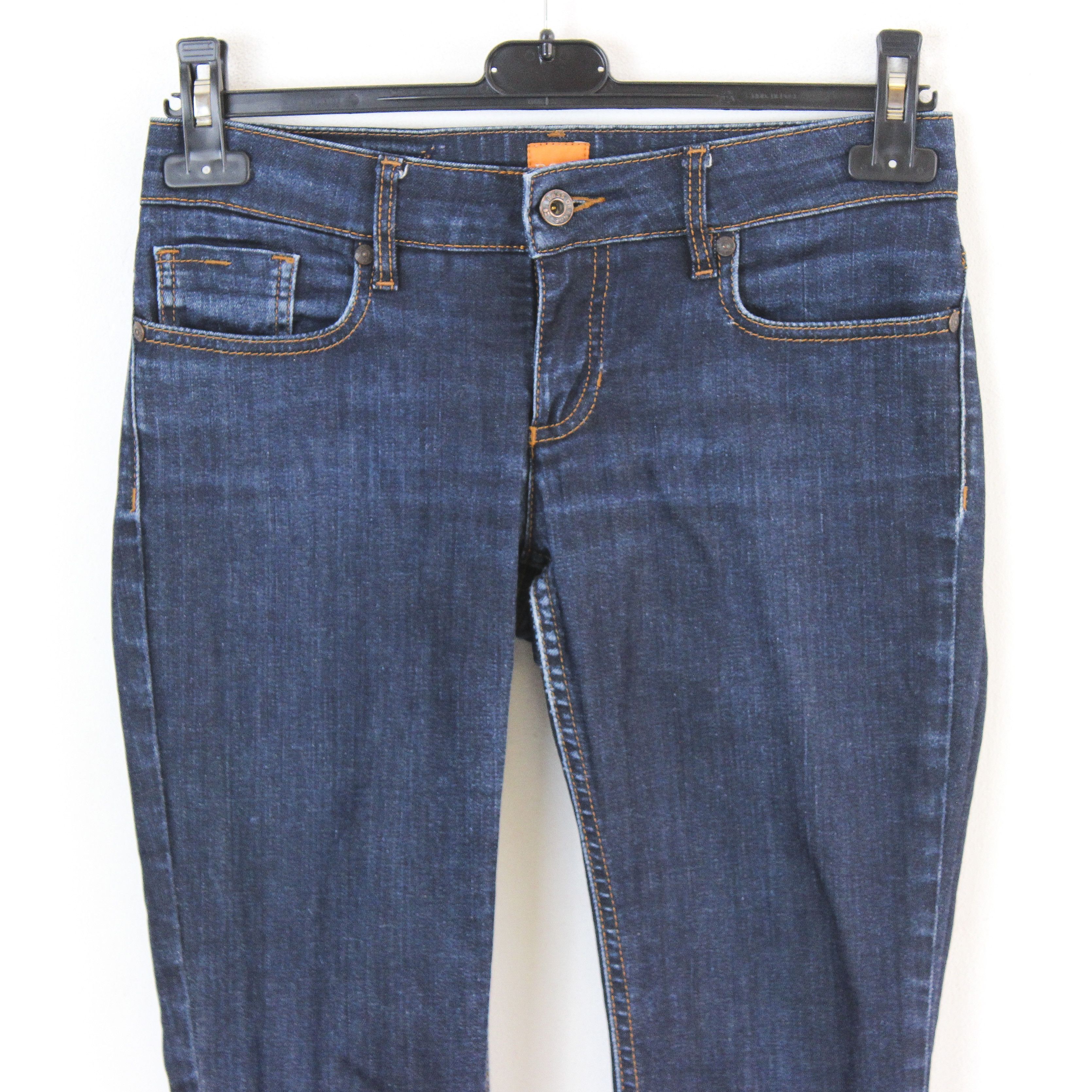 Hugo × Hugo Boss × Japanese Brand Lunja 2 Women W27 L32 Indigo Jeans Raw Pants Trousers Blue Size 27" / US 4 / IT 40 - 2 Thumbnail