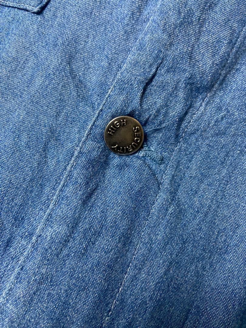 Japanese Brand No Sweat + Blue Spice Oversized Denim Shirts (173) Size US L / EU 52-54 / 3 - 5 Thumbnail