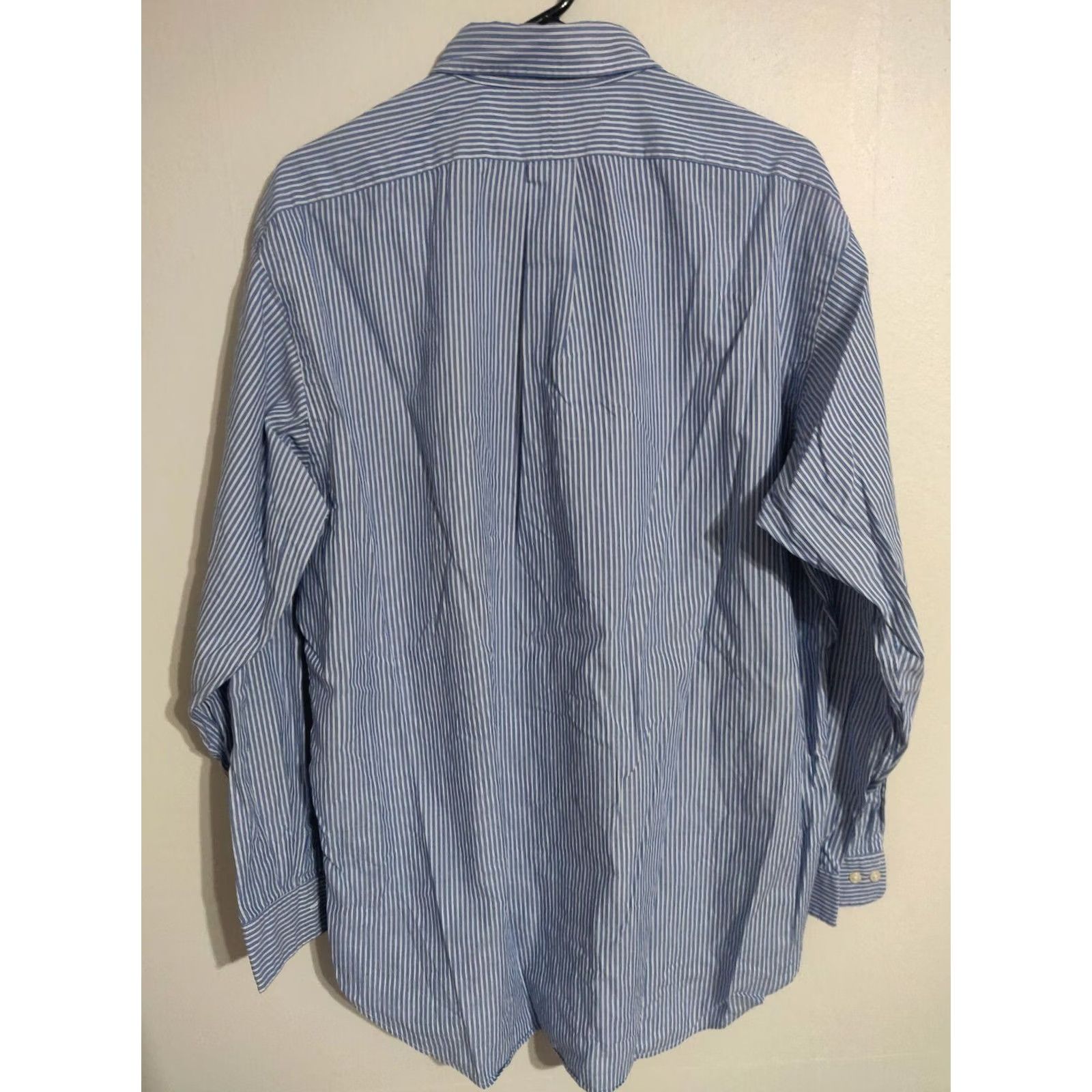 Polo Ralph Lauren Polo Ralph Lauren Yarmouth Blue Stripes L/S Button Up Shirt Men's 16.5 34/35 Size US XL / EU 56 / 4 - 3 Thumbnail