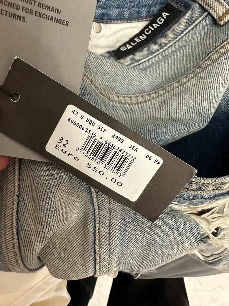 Balenciaga Balenciaga Jeans Size US 32 / EU 48 - 6 Thumbnail