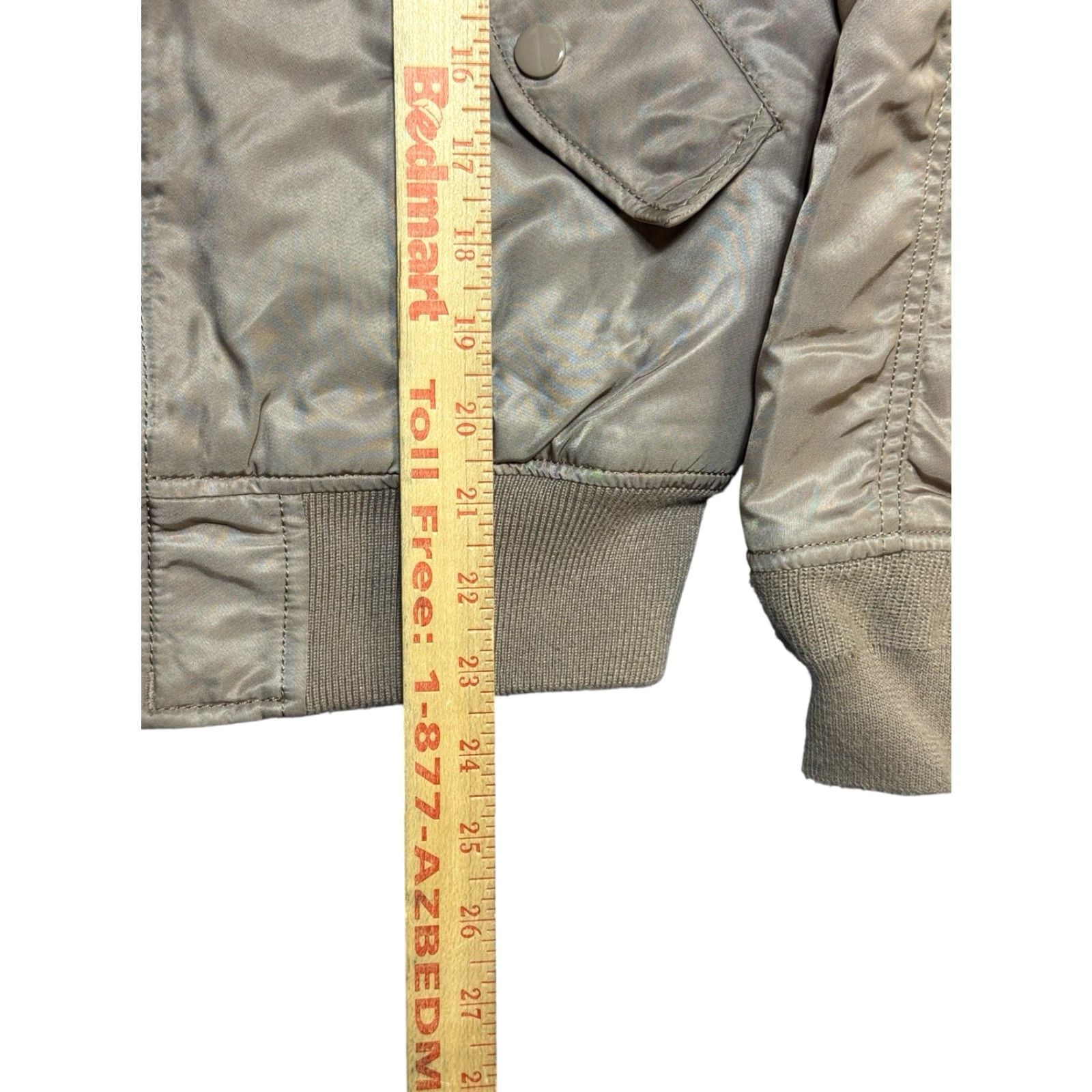 Alpha Industries VINTAGE Alpha Industries Bomber Jacket XS Brown Zip Reversible Insulated Size US XS / EU 42 / 0 - 4 Thumbnail