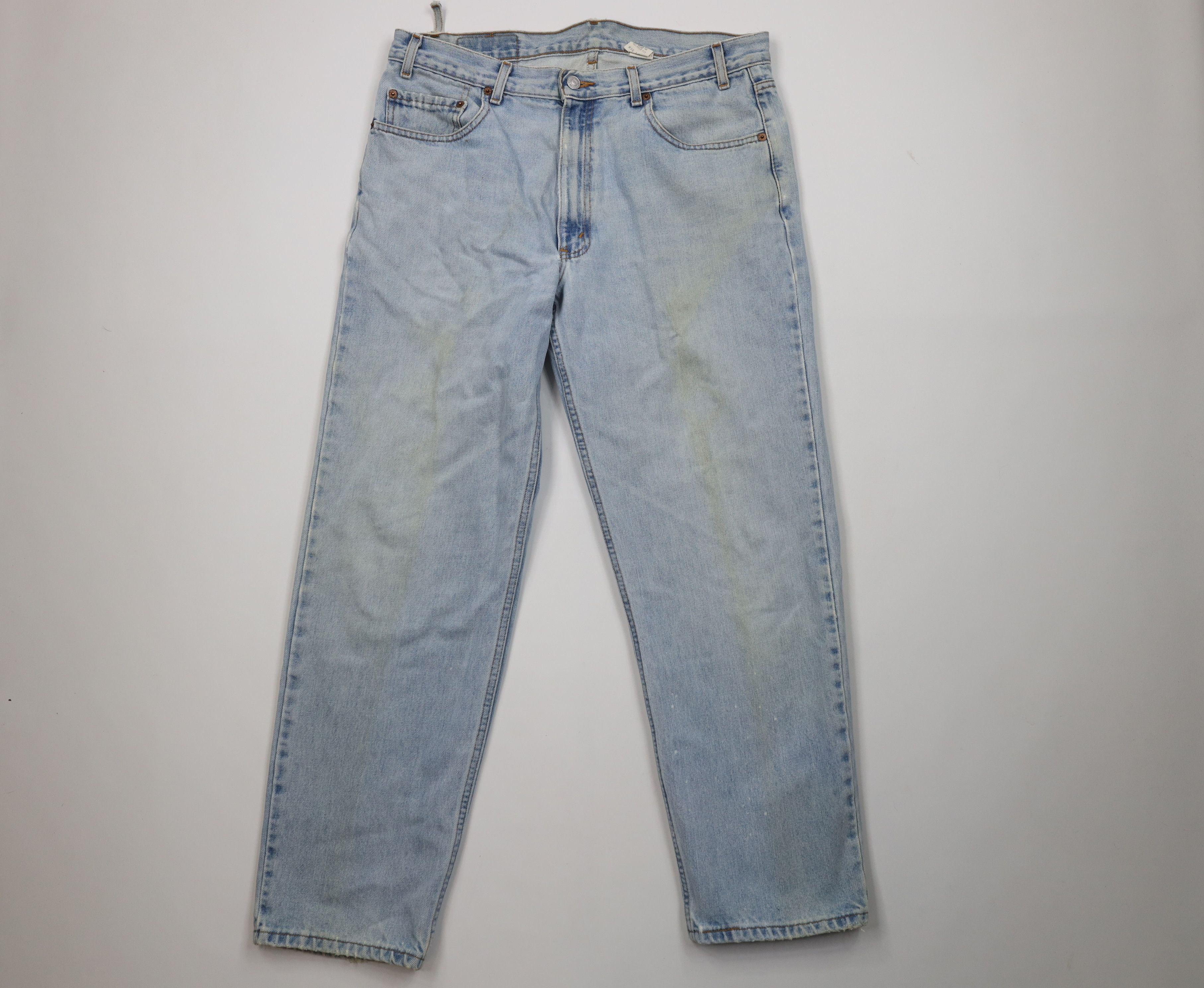 Levi's Vintage Y2K 2000 Levis 550 Relaxed Fit Denim Jeans Blue Size US 36 / EU 52 - 1 Thumbnail