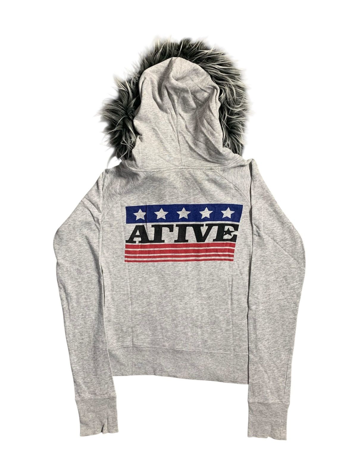 Hysteric Glamour ARTEMIS ATIVE JACK RIDER GREY FUR HOODIE IFSIX LGB STYLE Size US S / EU 44-46 / 1 - 2 Thumbnail
