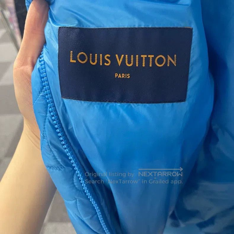 Louis Vuitton Louis Vuitton Klein Blue Triplet Cotton Jacket Size US M / EU 48-50 / 2 - 2 Thumbnail