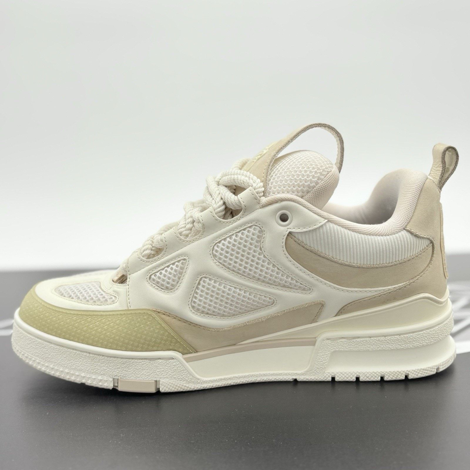 Louis Vuitton Louis Vuitton Skate ' Beige White ' | GREAT COND! Size US 8.5 / EU 41-42 - 4 Thumbnail