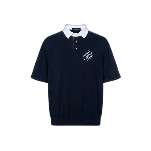 Louis Vuitton Louis Vuitton Embroidered Short Sleeve Polo Shirt Size US L / EU 52-54 / 3 - 1 Thumbnail
