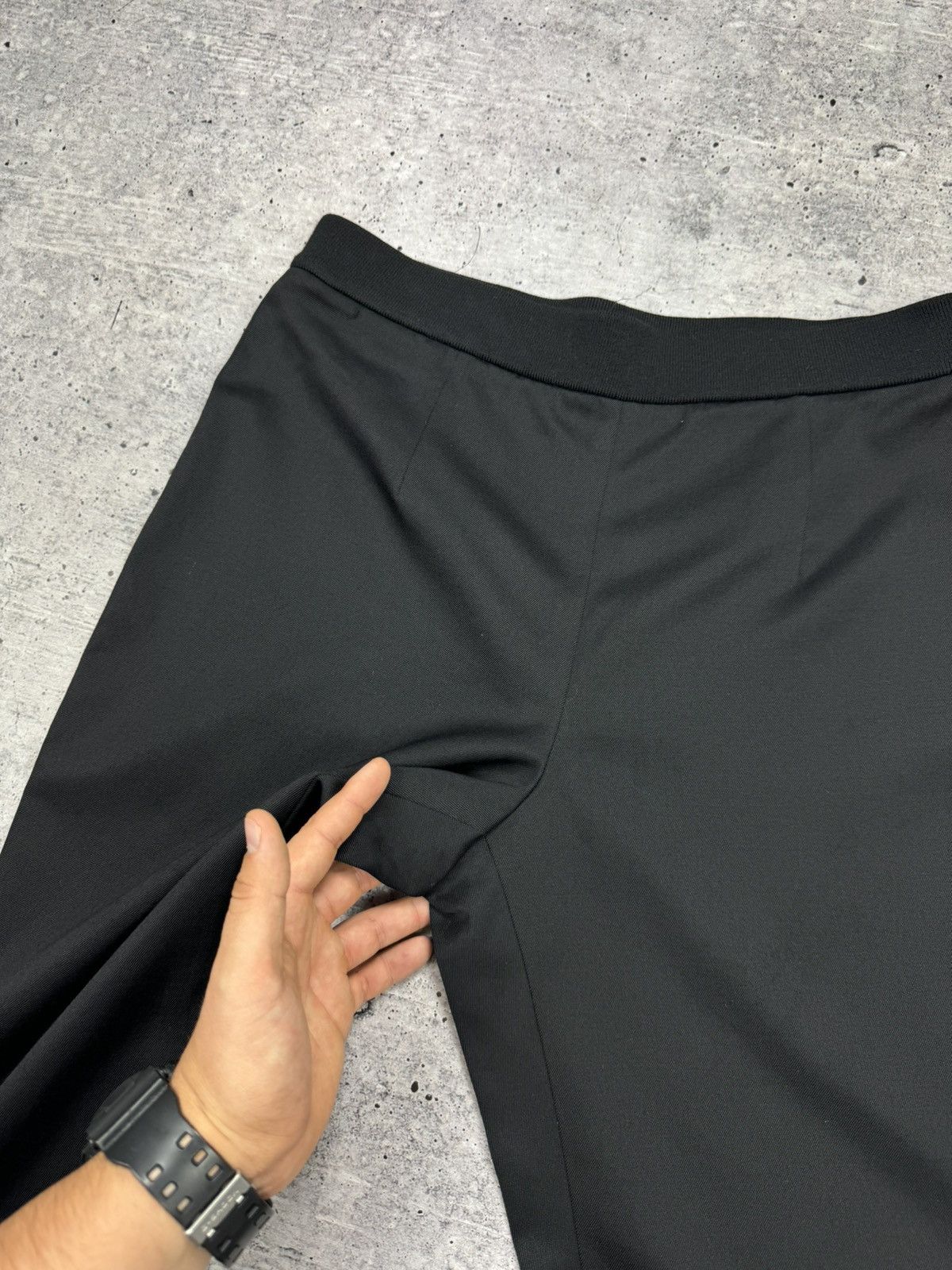 Designer × Jil Sander Vintage Jil Sander Luxury Y2K Style Black Zip Pants Trousers Size 27" / US 4 / IT 40 - 8 Thumbnail