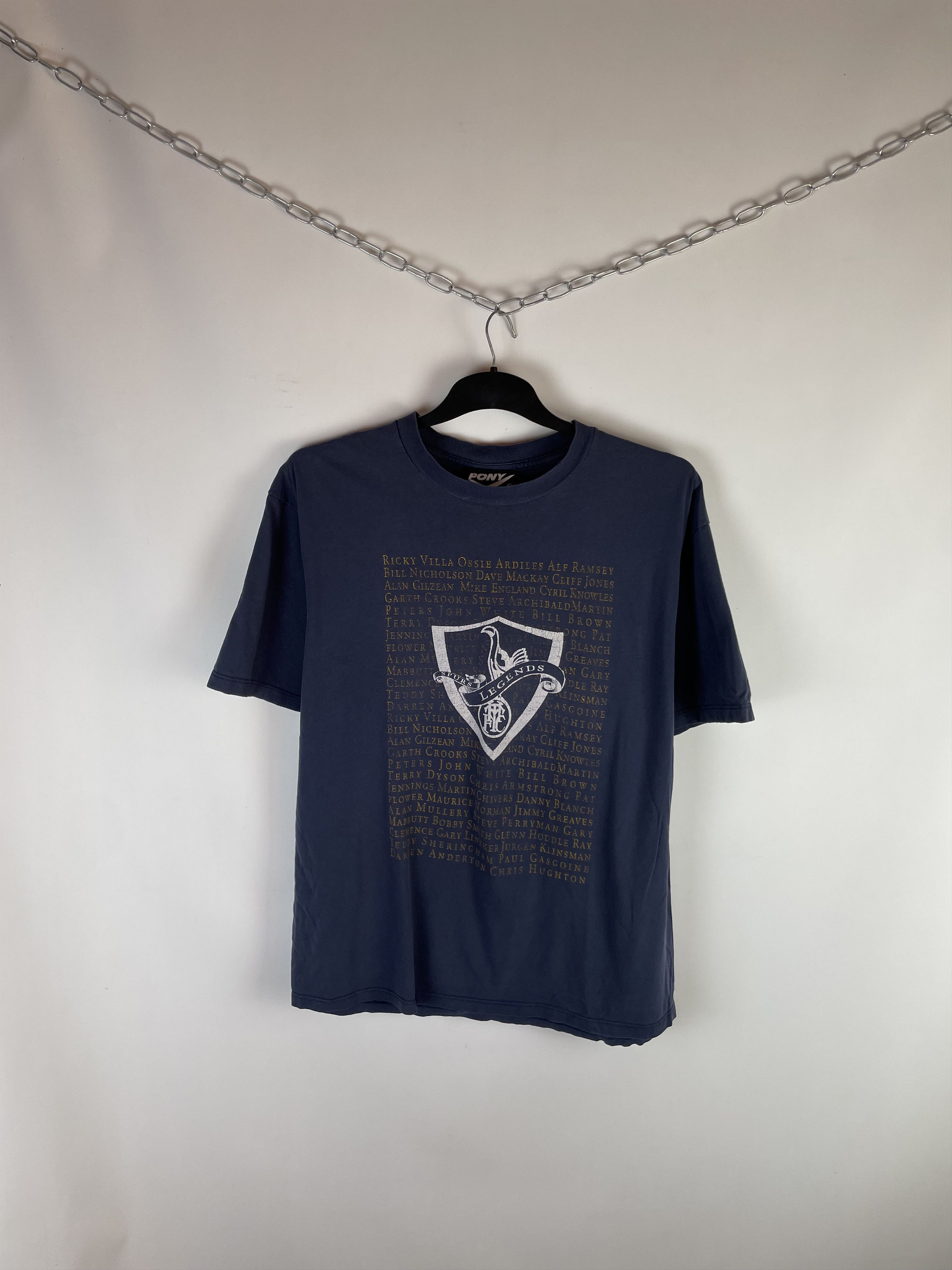 PONY Pony Tottenham Hotspur Vintage Tee Shirt Size US XL / EU 56 / 4 - 1 Thumbnail