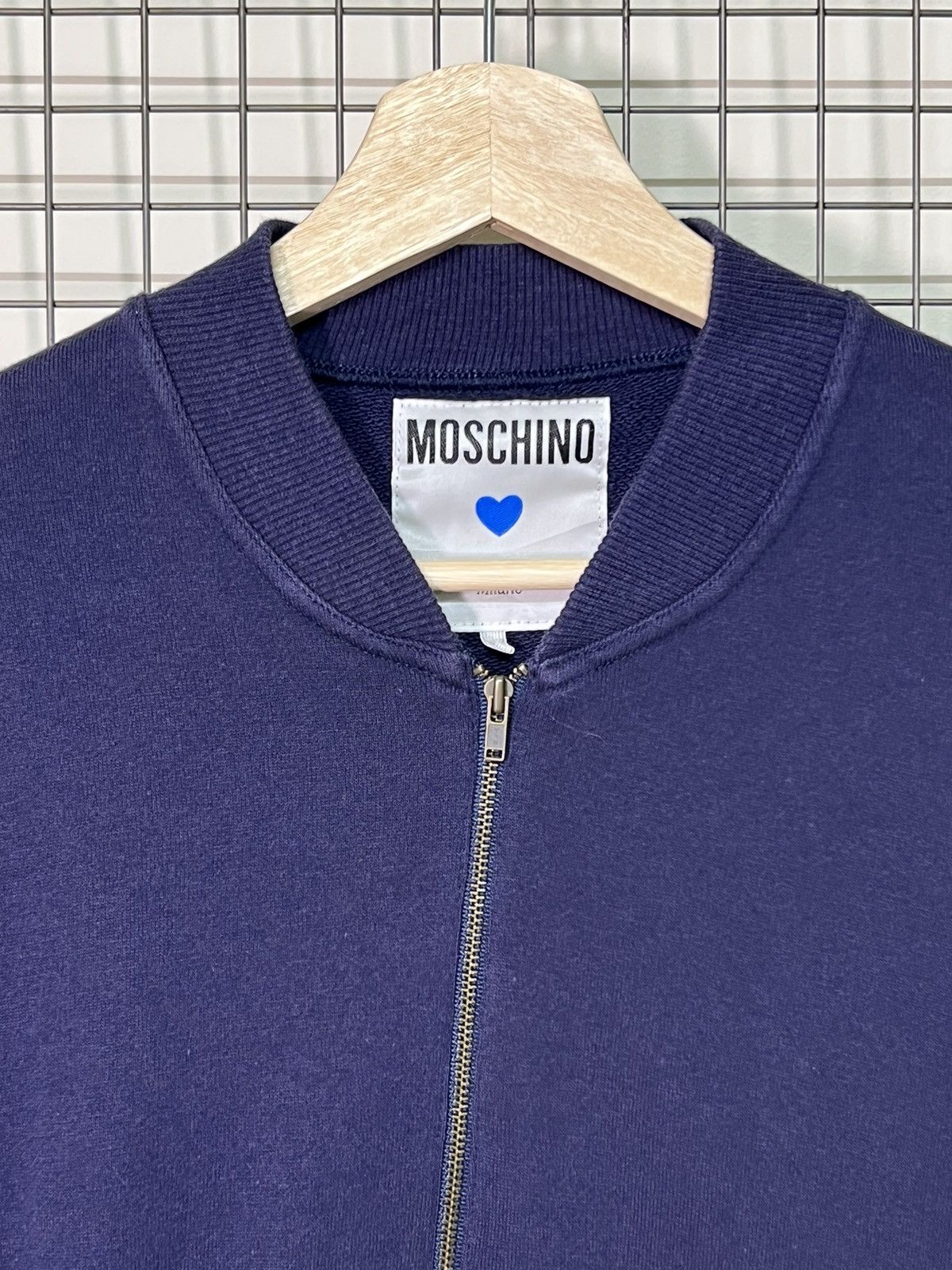 Moschino FD🚨Moschino LOVE THEATRE Half Zipper Sweatshirt Jumper Size S / US 4 / IT 40 - 7 Thumbnail