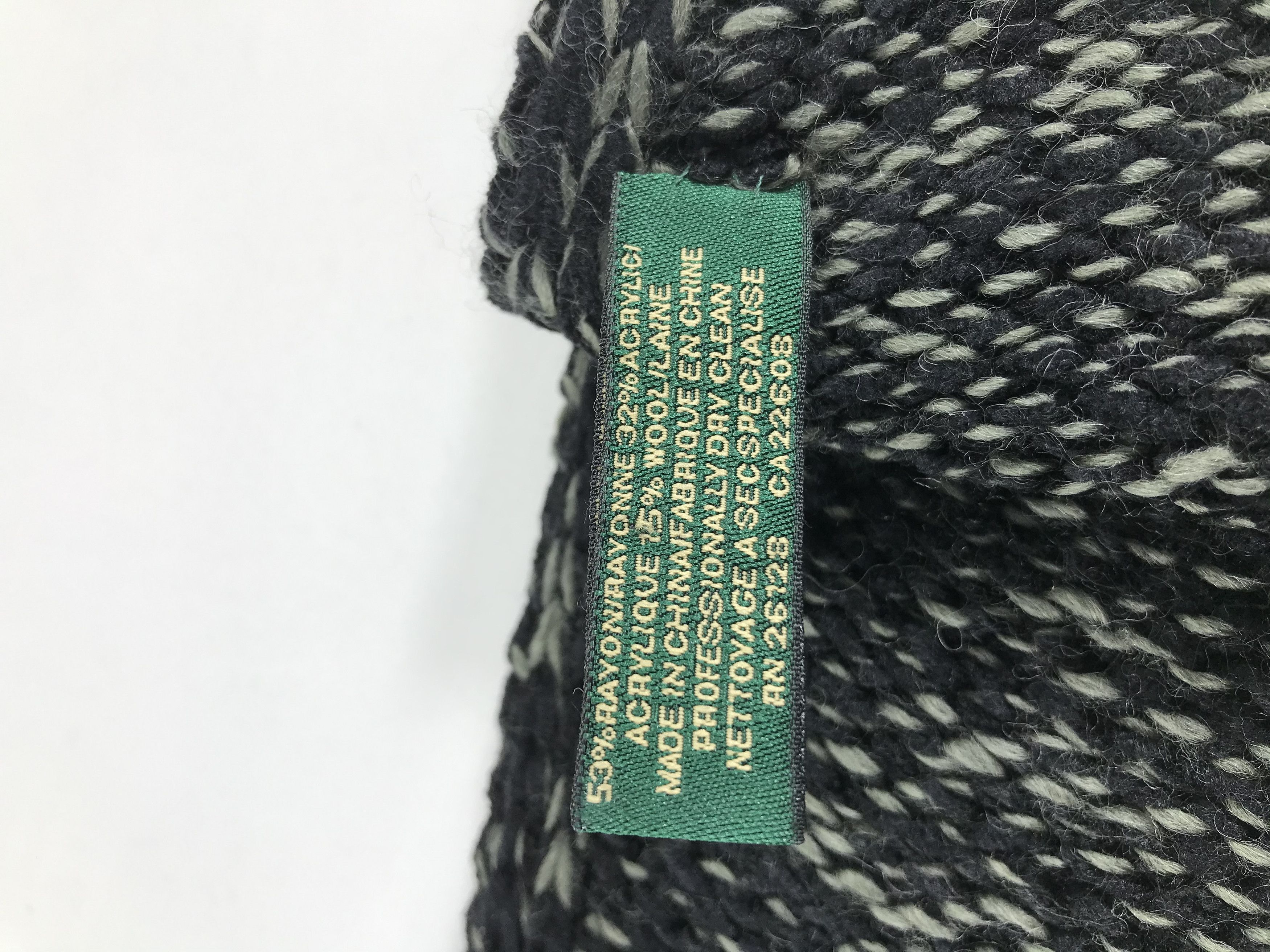 Lauren Ralph Lauren Lauren Ralph Lauren Knit Wool Scarf Muffler V536 Size ONE SIZE - 5 Thumbnail