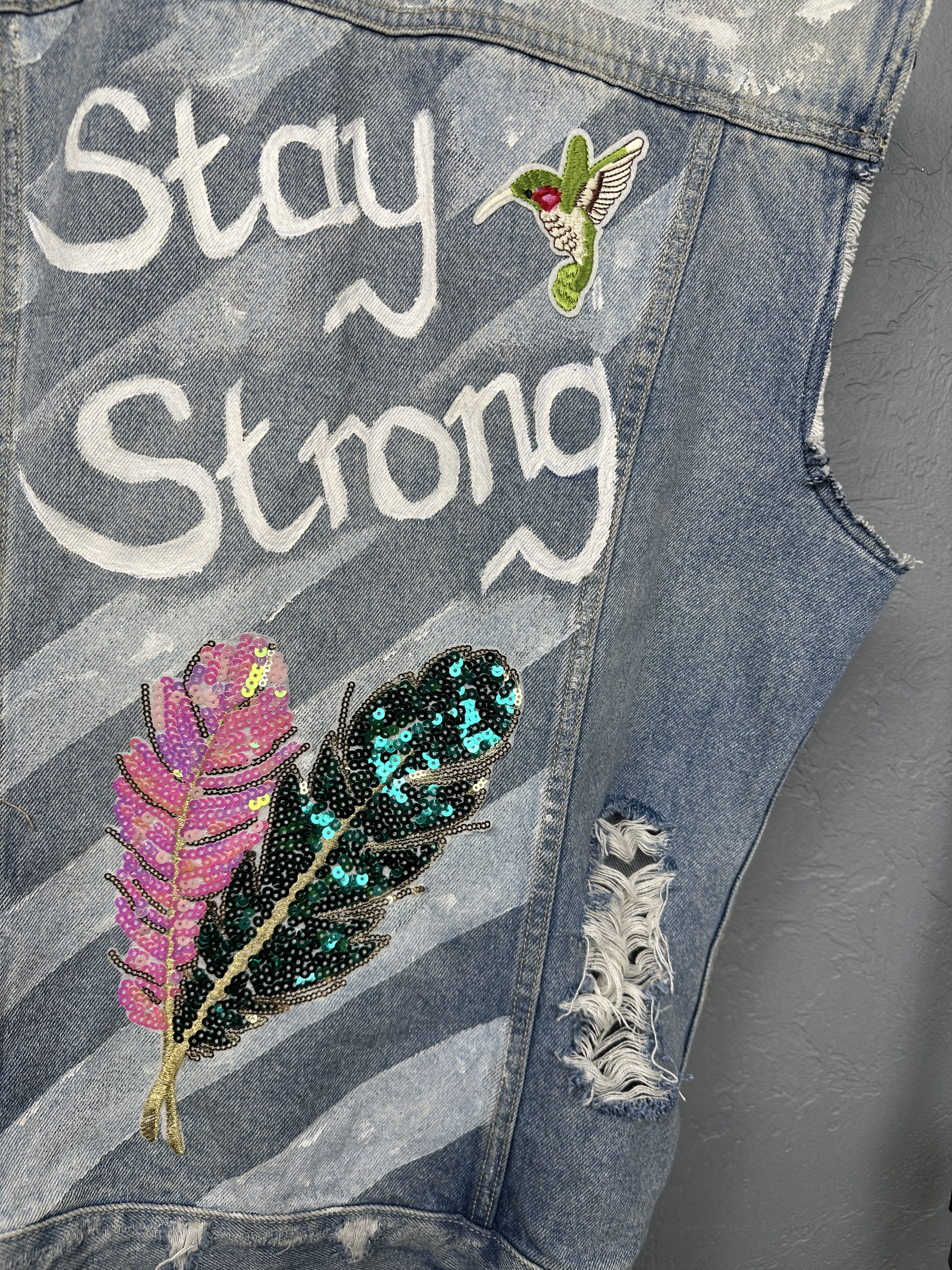 Allsaints Allsaints Mens Dustout Denim Vest Custom Size US S / EU 44-46 / 1 - 3 Thumbnail