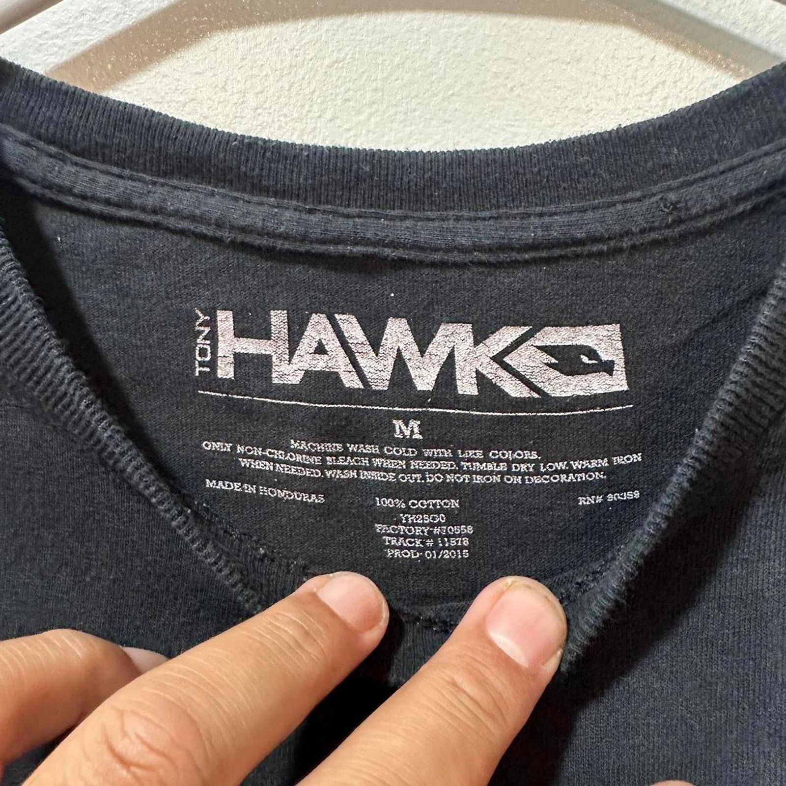 Other 1998 Tony Hawk Skateboarding Hawk Brand Black & Red Medium Size US M / EU 48-50 / 2 - 5 Thumbnail