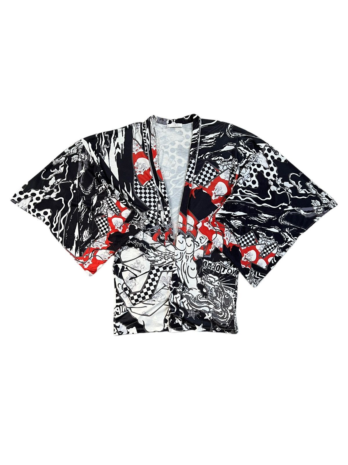 Japanese Brand ACDC RAG 🇯🇵 Harajuku Skulls Punk Kimono Size US M / EU 48-50 / 2 - 3 Thumbnail