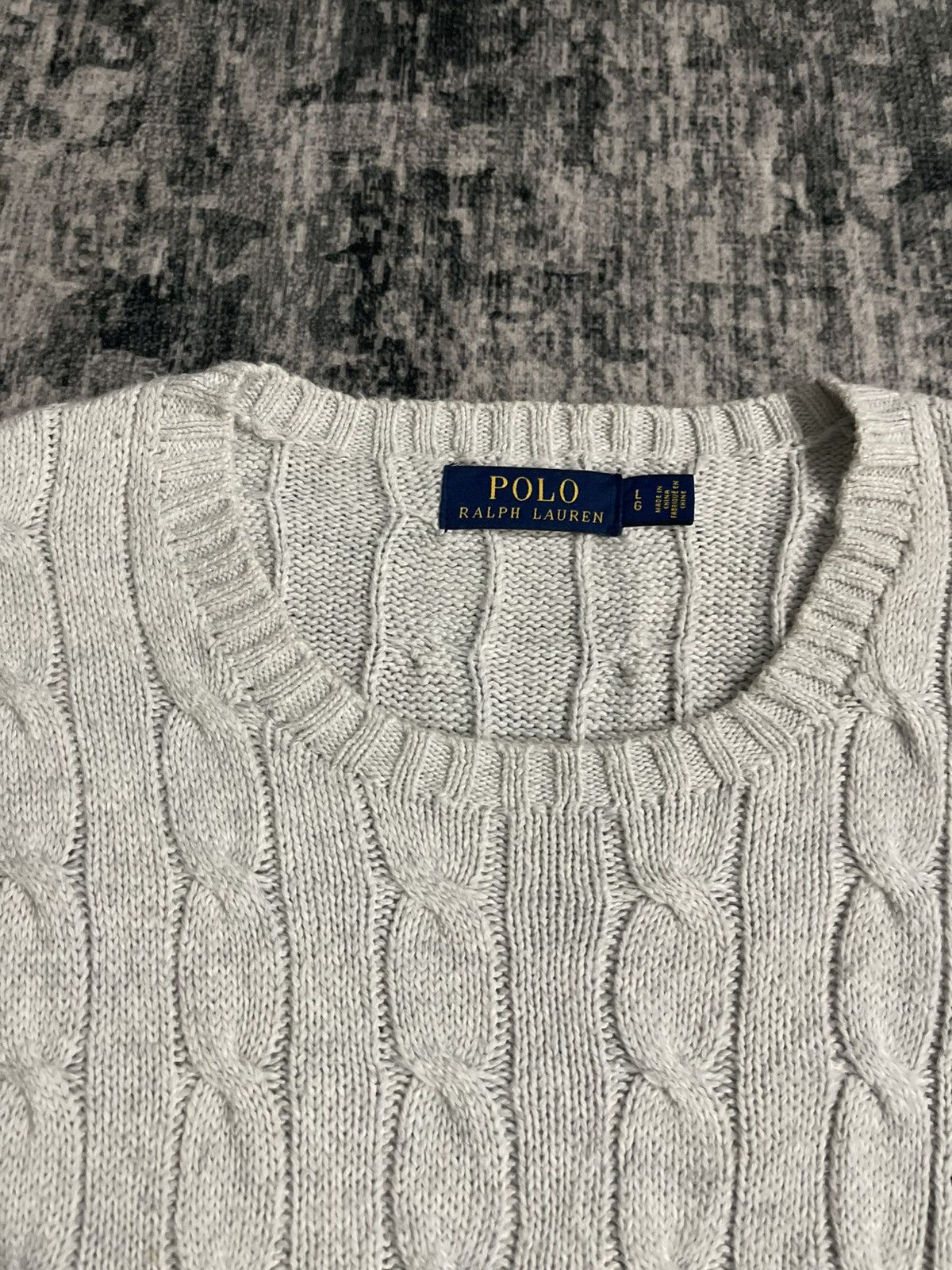 Polo Ralph Lauren Polo Ralph Lauren Cable Knit Sweater Size US L / EU 52-54 / 3 - 8 Thumbnail