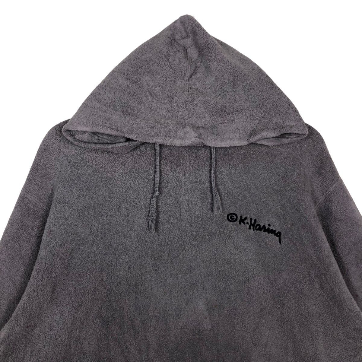 Japanese Brand 🔥Vtg Hoodie Pull Over Keith Haring Big Logo Spell Out Size US XL / EU 56 / 4 - 12 Thumbnail
