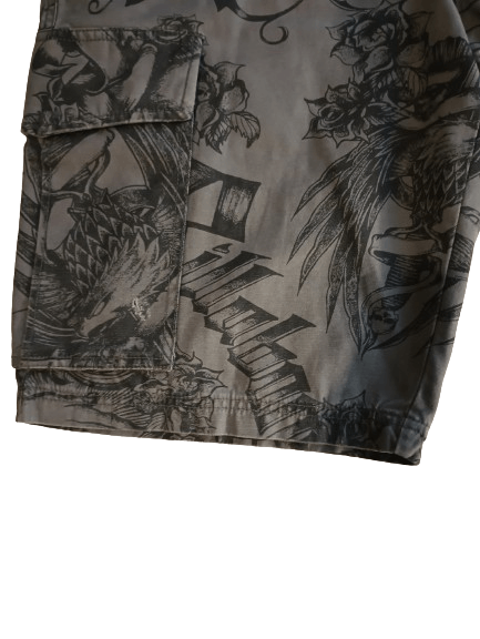 Billabong × Designer Billabong dagger tattoo cargo shorts Size US 32 / EU 48 - 14 Thumbnail