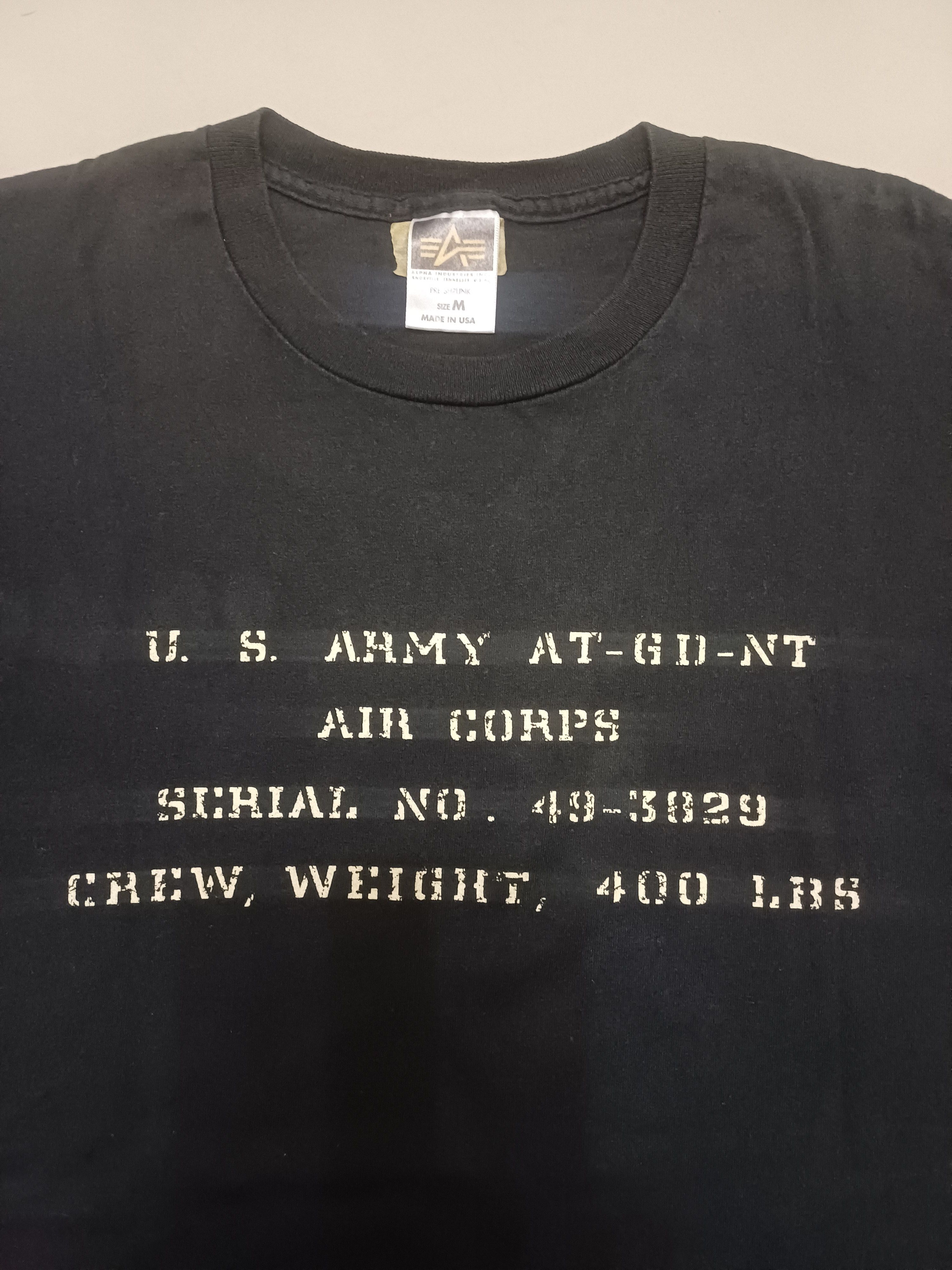 Alpha Industries Vintage ALPHA INDUSTRIES t-shirt Size US M / EU 48-50 / 2 - 6 Thumbnail