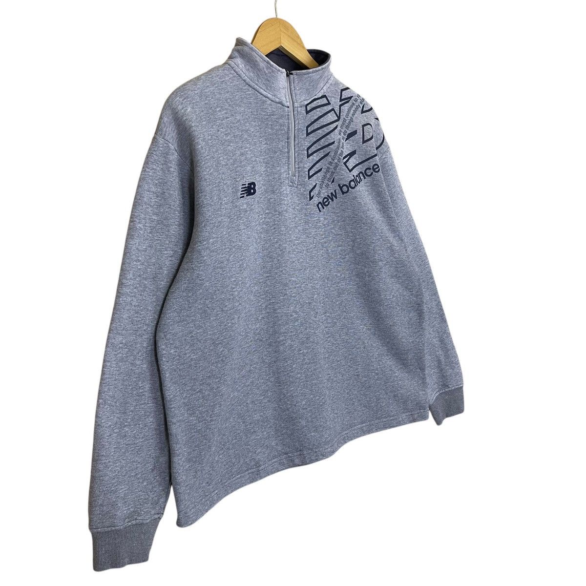 New Balance New Balance Big Logo Pullover Halfzip Sweatshirt Size L Size US L / EU 52-54 / 3 - 2 Thumbnail