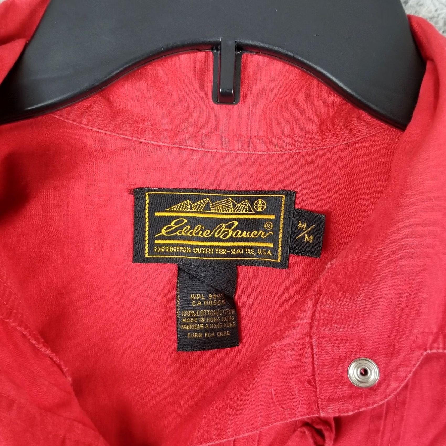Eddie Bauer Eddie Bauer Pearl Snap Shirt Woman Medium Red Ruffle Western Cowgirl Relaxed Vintage Cowgirl Shirt Woman Medium Red Pearl Snap Eddie Bauer Size M / US 6-8 / IT 42-44 - 5 Thumbnail