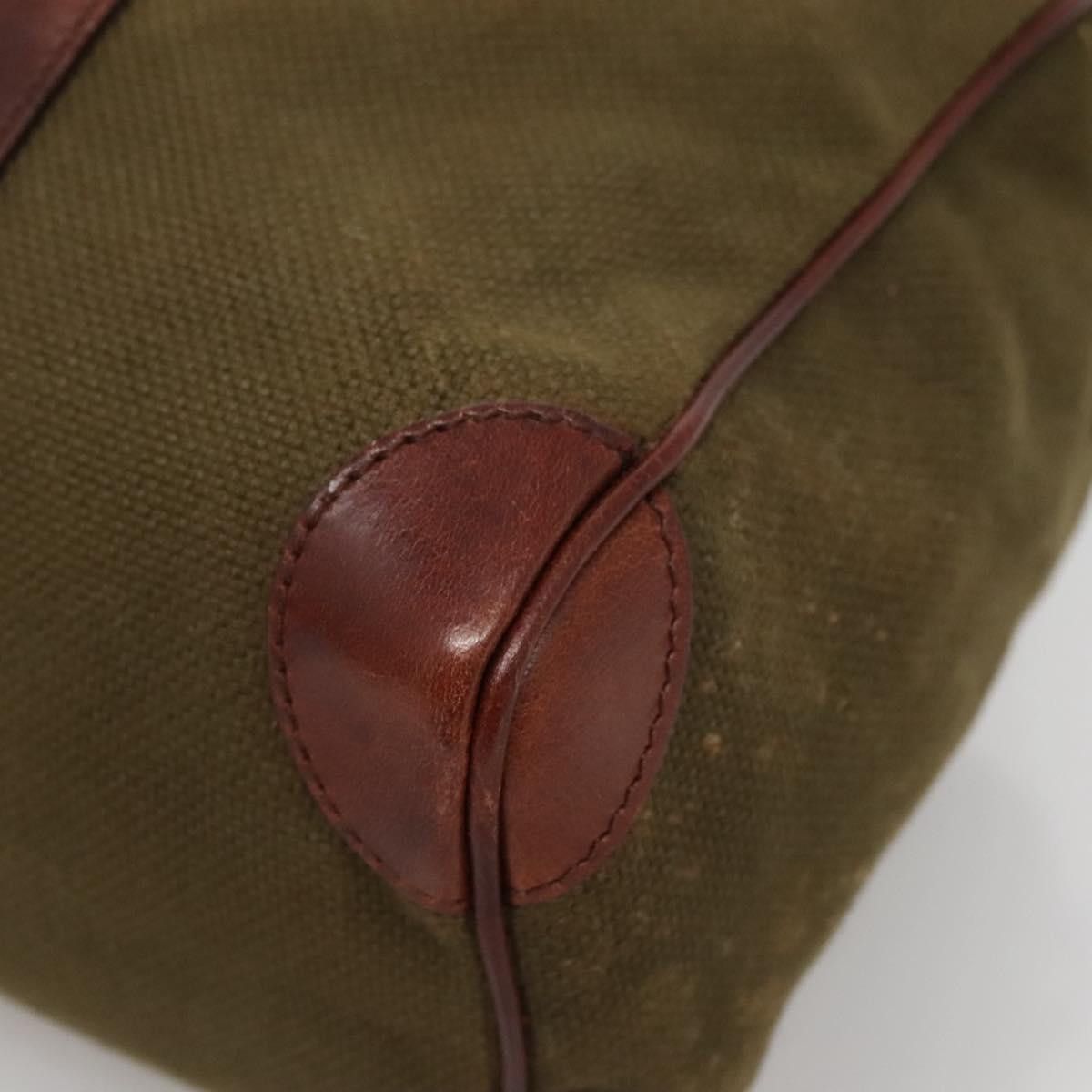 Gucci GUCCI Hand Bag Canvas Leather Khaki Brown Size ONE SIZE - 10 Thumbnail