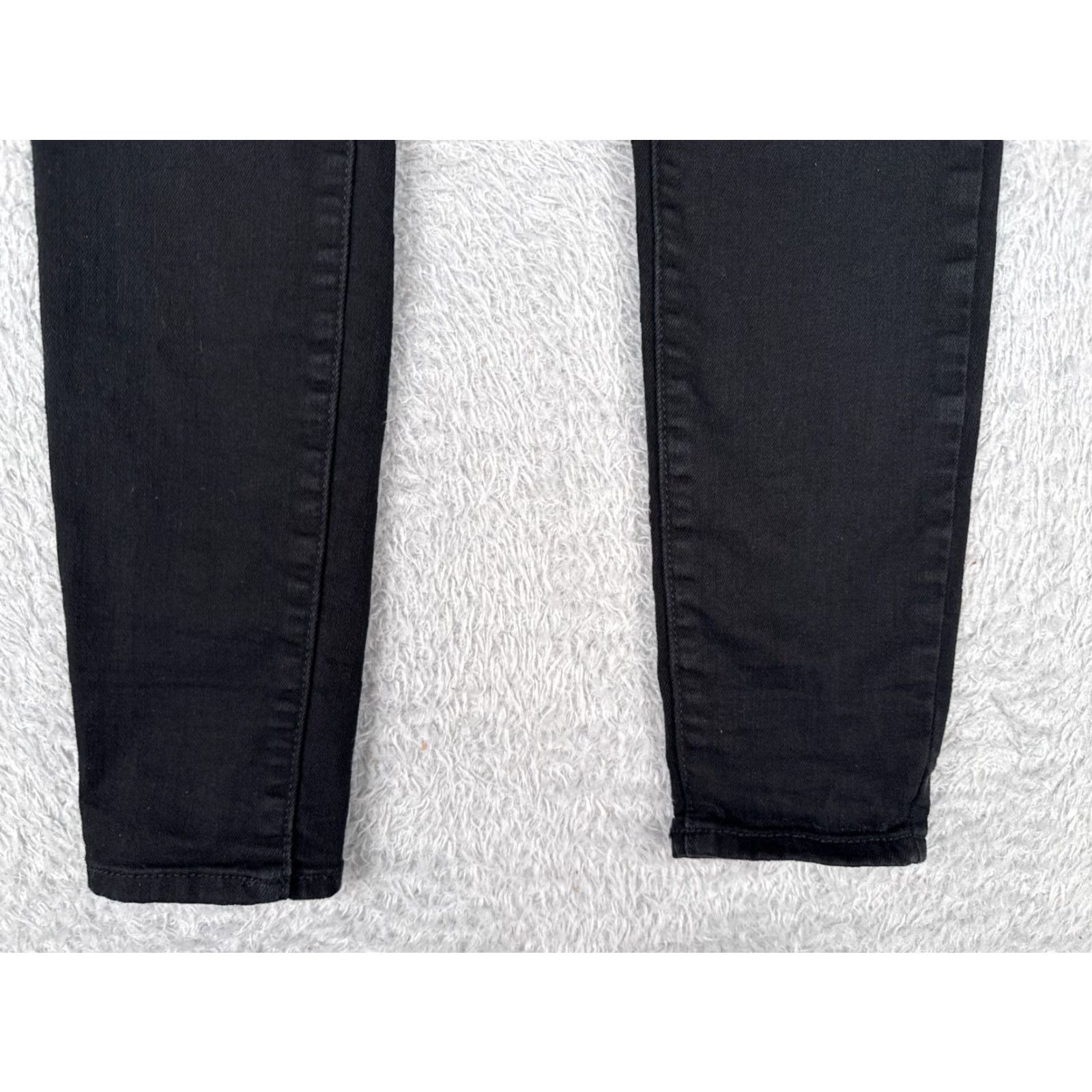 Rsq RSQ Jeans Juniors Black Denim Skinny Low Rise 5 26x27 5-Pocket Design Cotton Blend Medium Wash Jeans Womens Girls Size 27" / US 4 / IT 40 - 2 Thumbnail