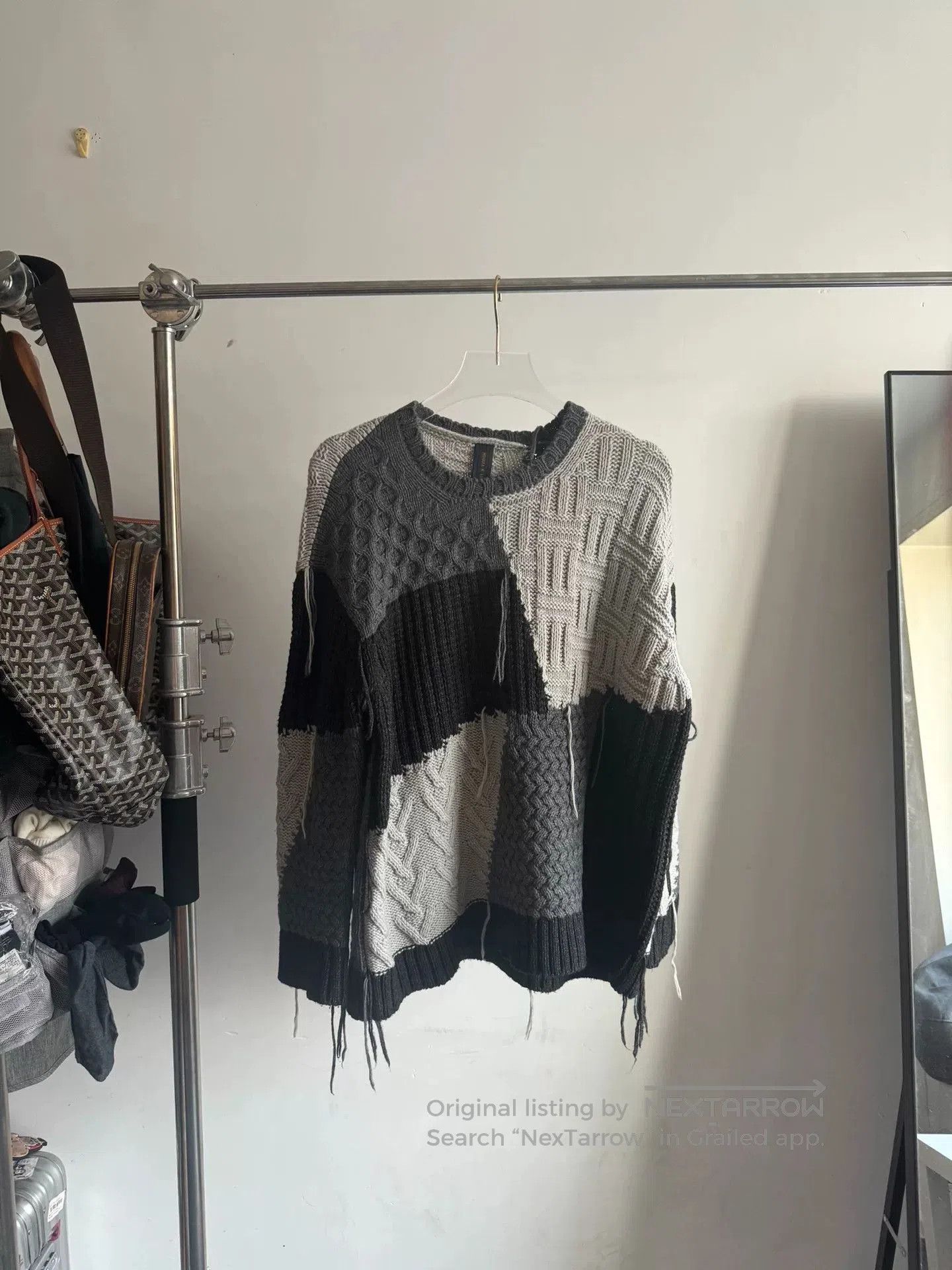 Maison MIHARA YASUHIRO Mihara Yasuhiro Patchwork Sweater Size 44. Size US S / EU 44-46 / 1 - 1 Thumbnail
