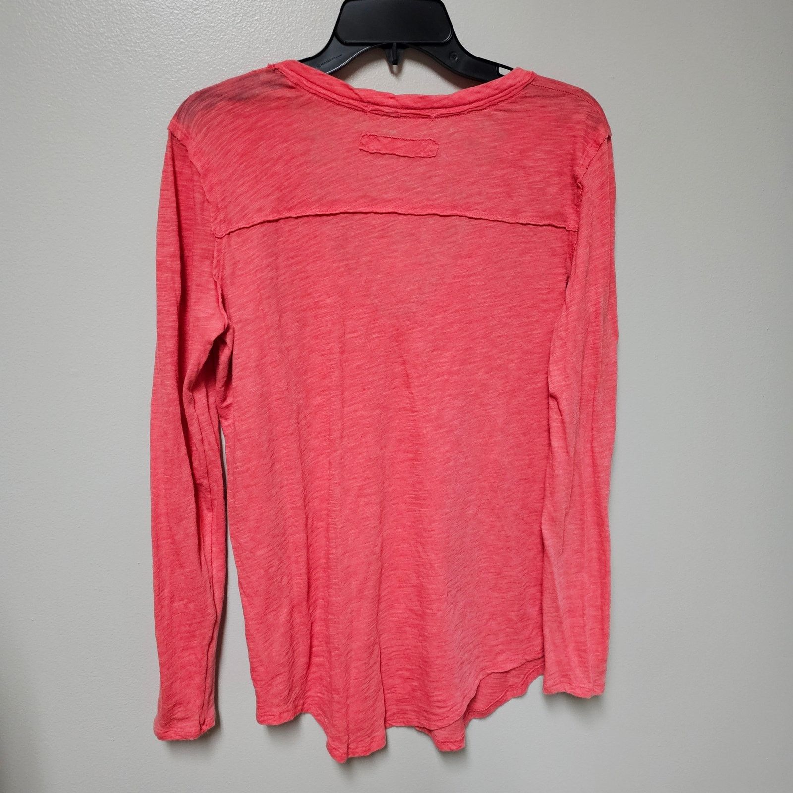Free People We The Free Cotton Blend Melon Drop shoulder TShirt sz S Size S / US 4 / IT 40 - 2 Thumbnail