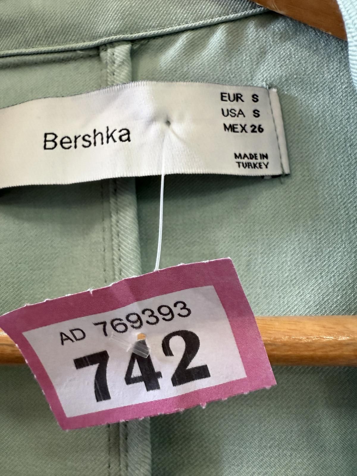 Bershka Bershka Women's Mint Green Blazer Size S Size S / US 4 / IT 40 - 3 Thumbnail