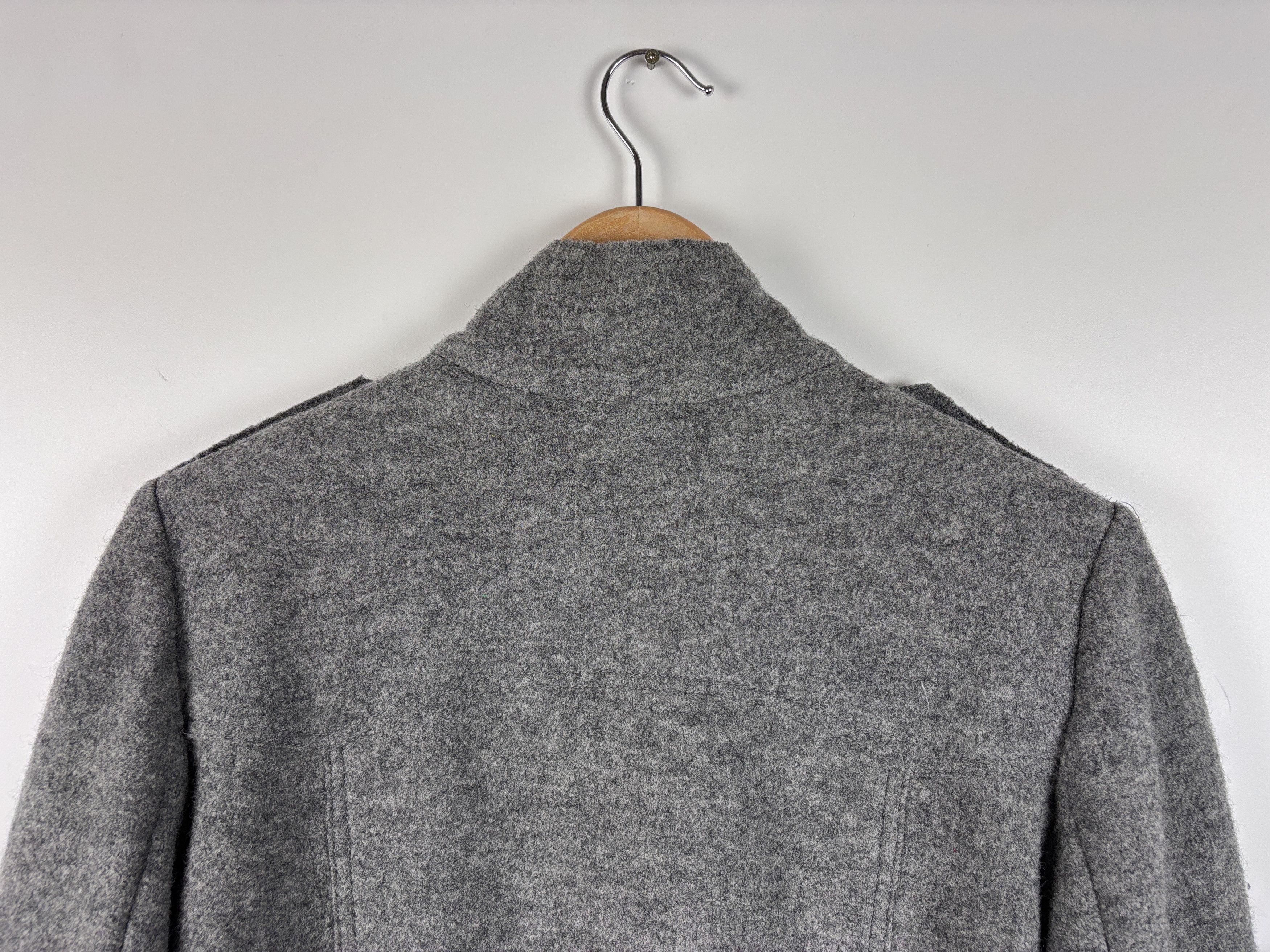 Burberry × Vintage Burberry London Wool Military Style Pea Coat Jacket Size 44 Size M / US 6-8 / IT 42-44 - 5 Thumbnail