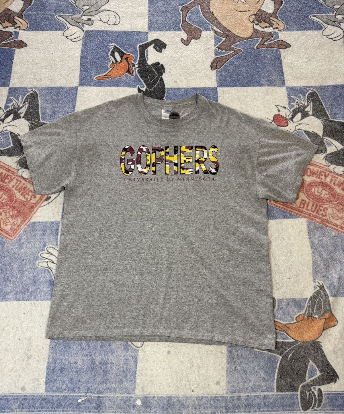 Vintage Distressed minnesota gophers tee Size US XL / EU 56 / 4 - 1 Thumbnail