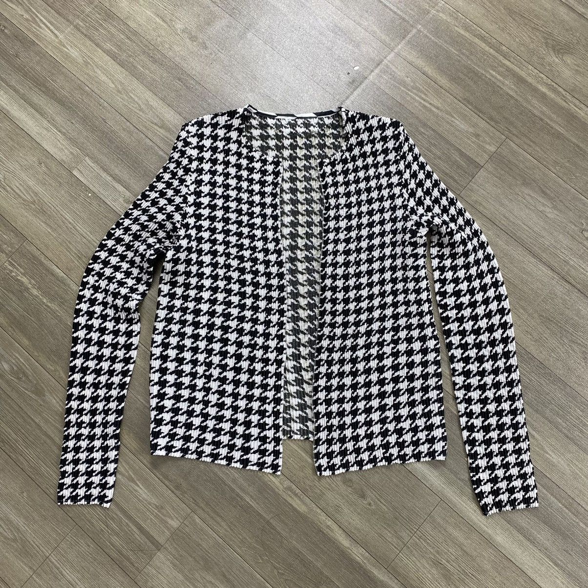 Issey Miyake Pleats Please Issey Miyake Specchio Houndstooth Cardigans Size XS / US 0-2 / IT 36-38 - 2 Thumbnail