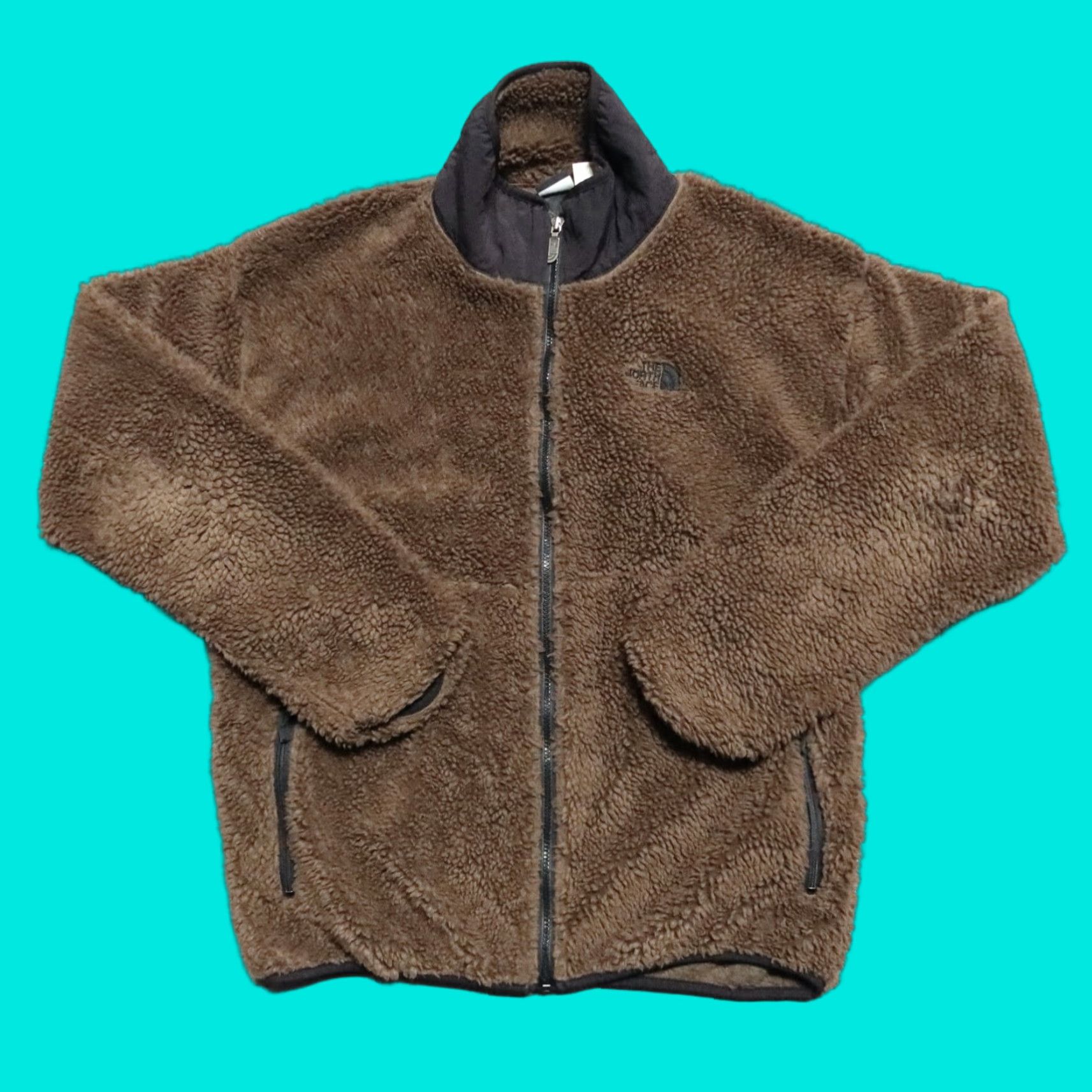 The North Face Vintage The North Face Jacket Mens XL Brown 90s Deep Pile Fleece Size US XL / EU 56 / 4 - 1 Thumbnail