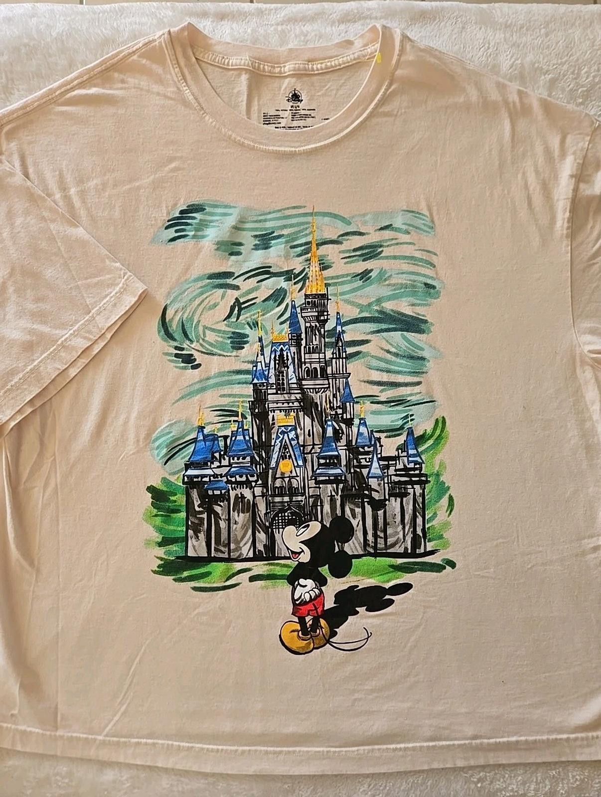 Disney Disney Parks 2025 WDW Castle T Shirt Size Large UNISEX New Size ONE SIZE - 1 Thumbnail