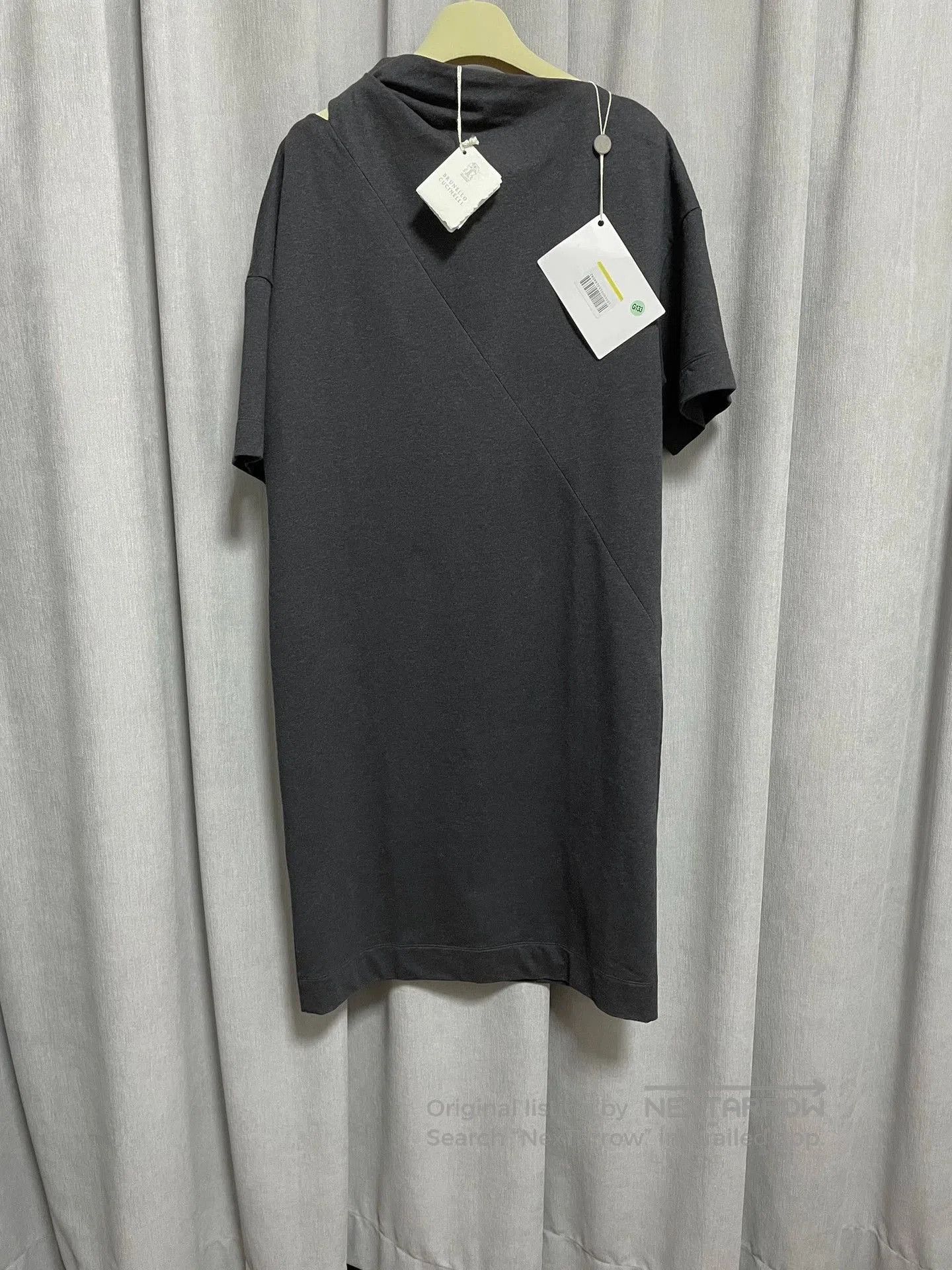 Brunello Cucinelli Brunello Cucinelli Beaded Shoulder Dress. Size ONE SIZE - 4 Thumbnail