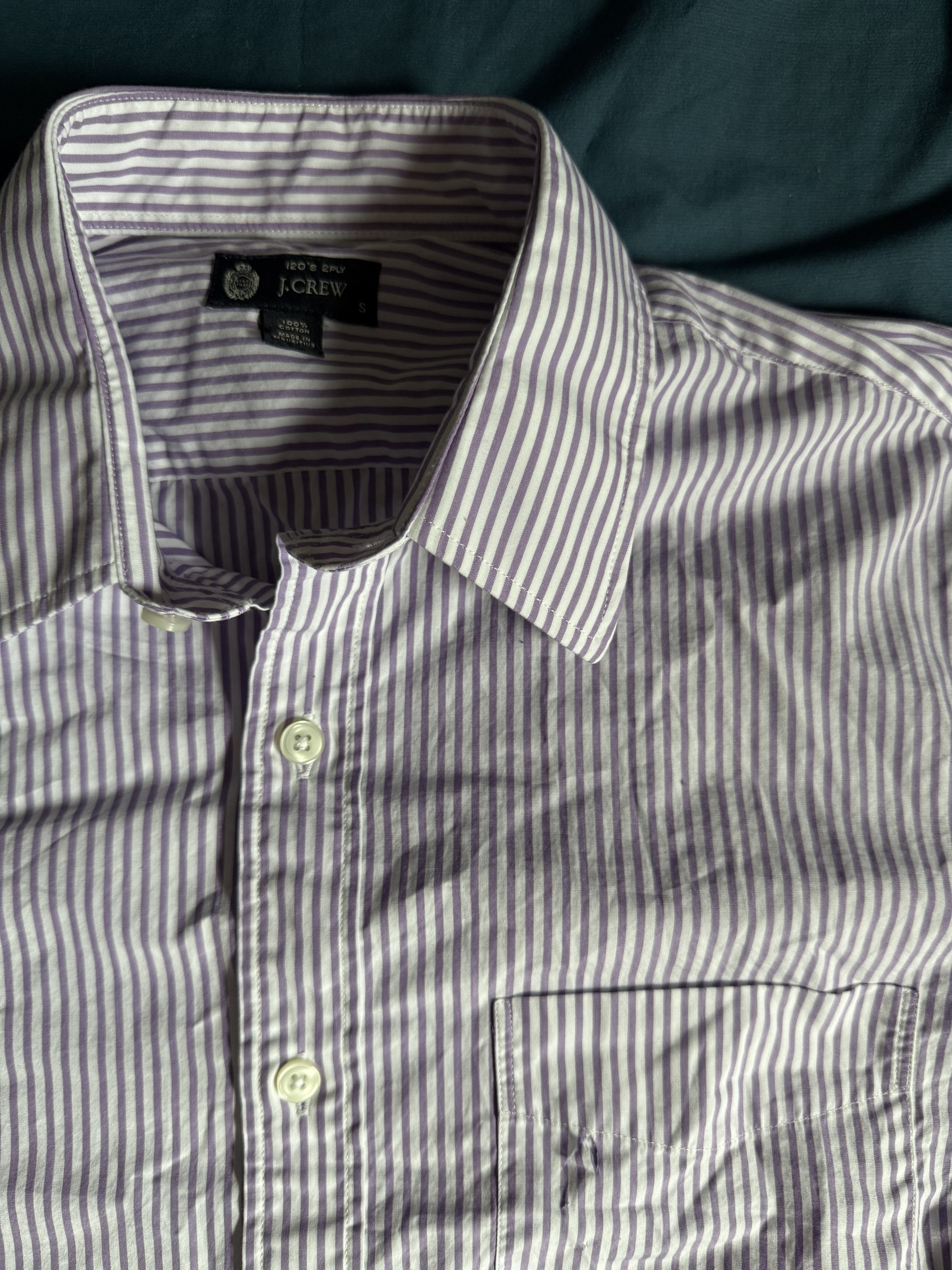 J.Crew J. Crew Striped Button Up Shirt 120s 2 ply small $70 Size US S / EU 44-46 / 1 - 1 Thumbnail