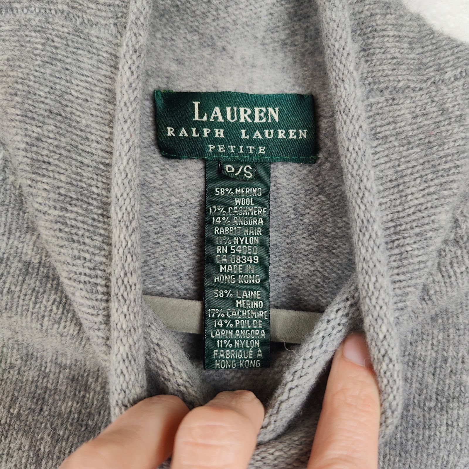 Other Vintage Lauren Ralph Lauren Wool Cashmere Angora Size S / US 4 / IT 40 - 6 Thumbnail