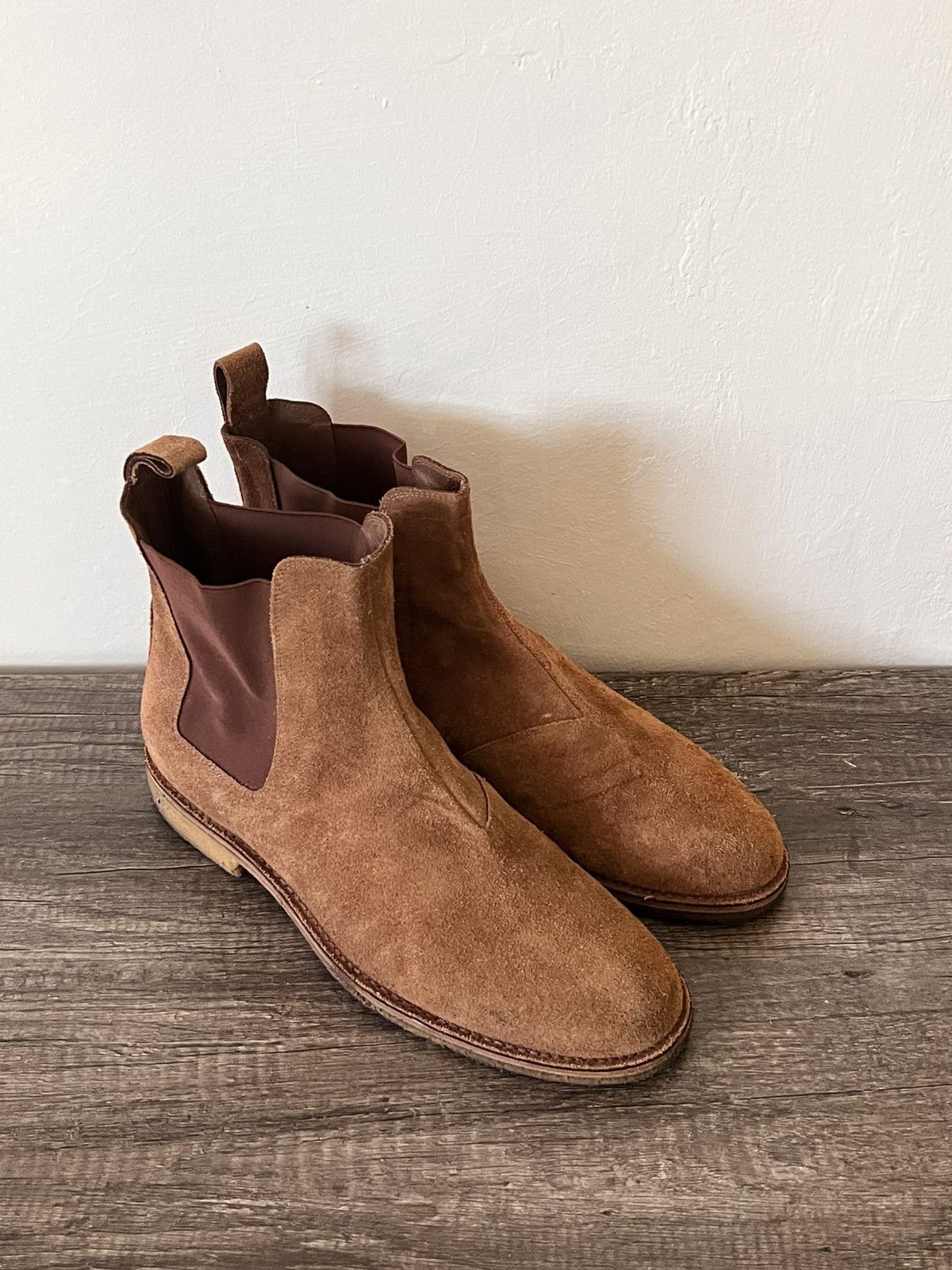 Bottega Veneta BOTTEGA VENETA SUEDE BOOTS Size US 12 / EU 45 - 3 Thumbnail
