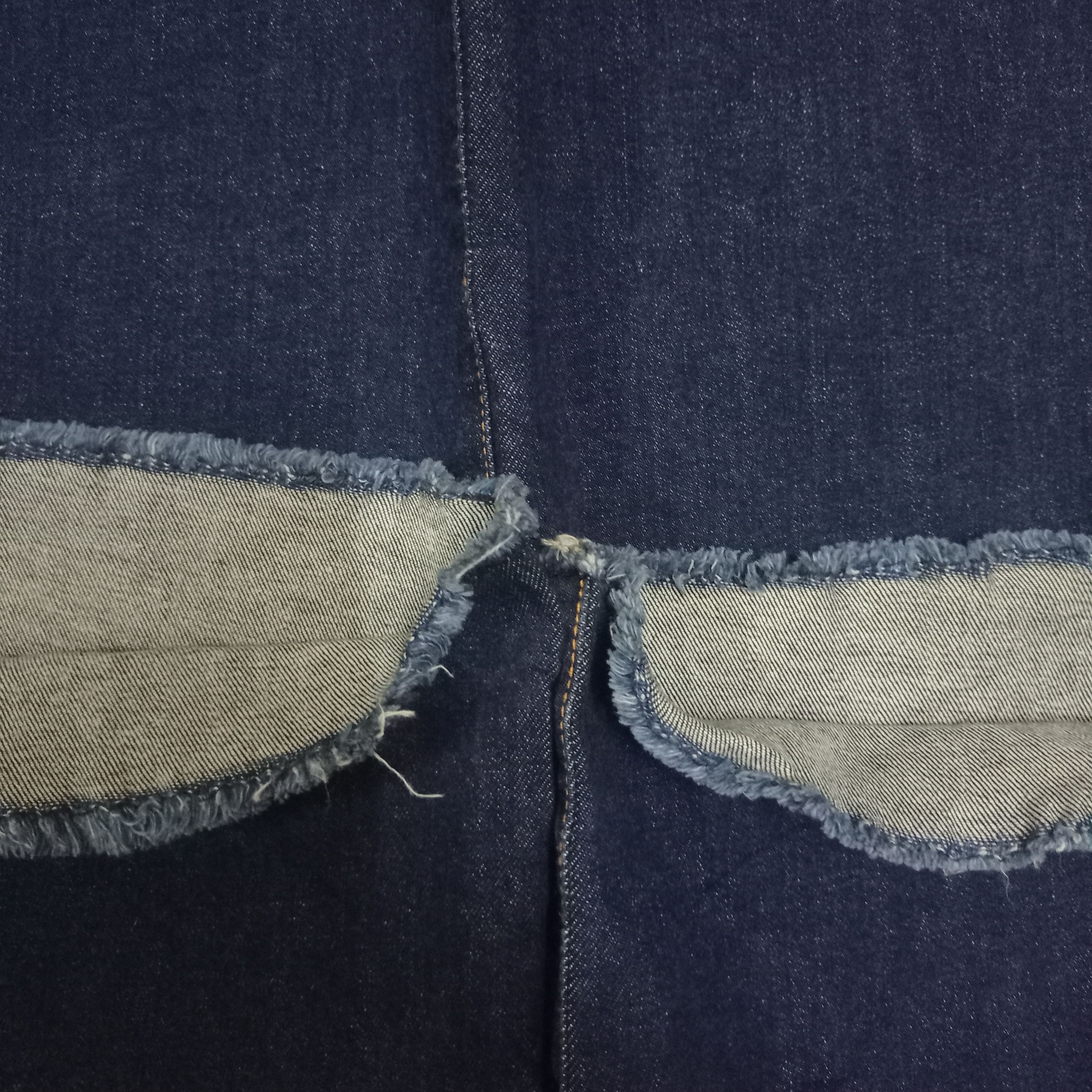 Japanese Brand Vintage Japanese Brand Frayed Style Baggy Denim Pants 27x28 Size US 27 - 6 Thumbnail
