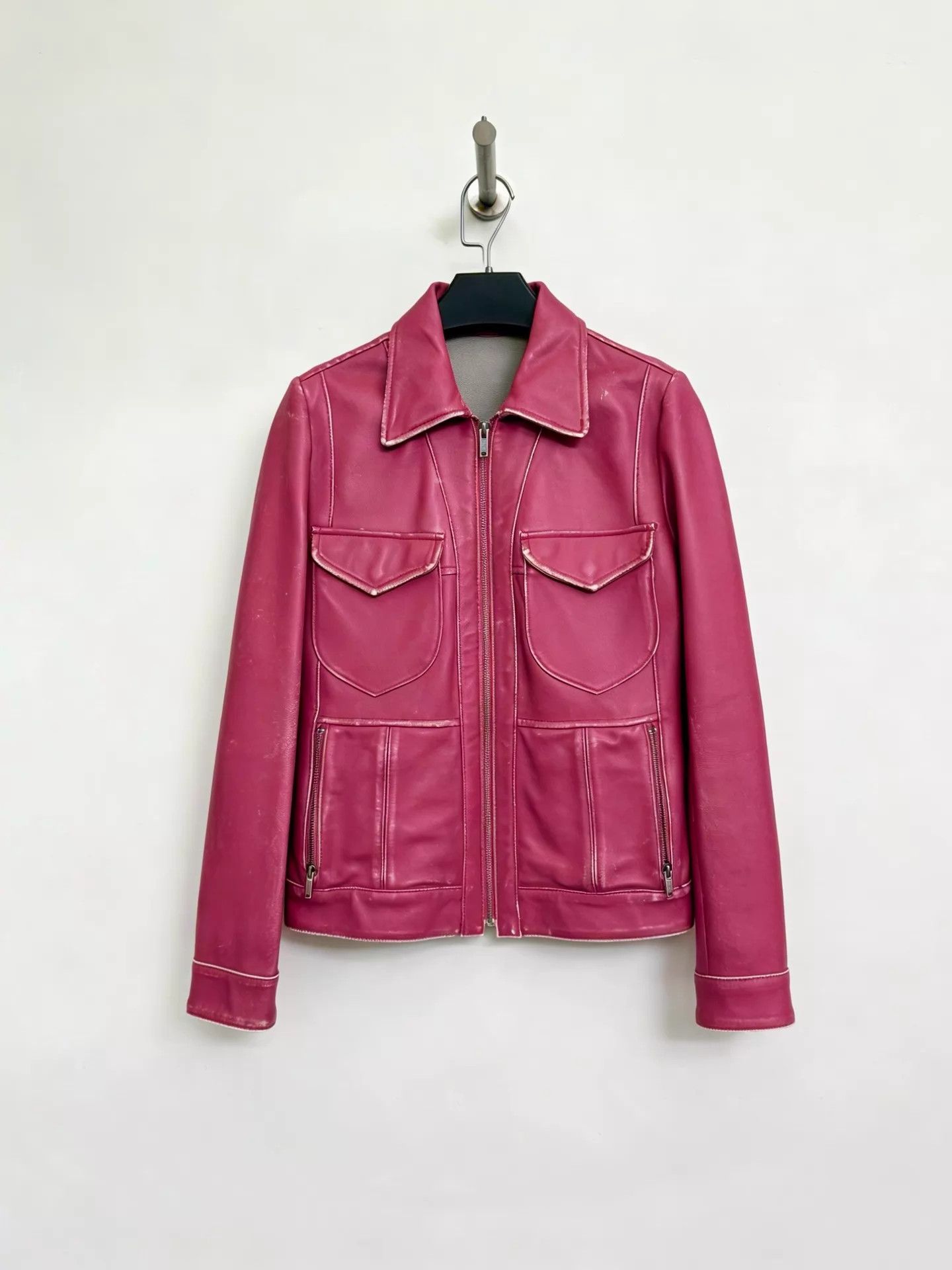 Hysteric Glamour Hysteric Glamour Vintage Sheepskin Leather F Jacket Size ONE SIZE - 1 Thumbnail